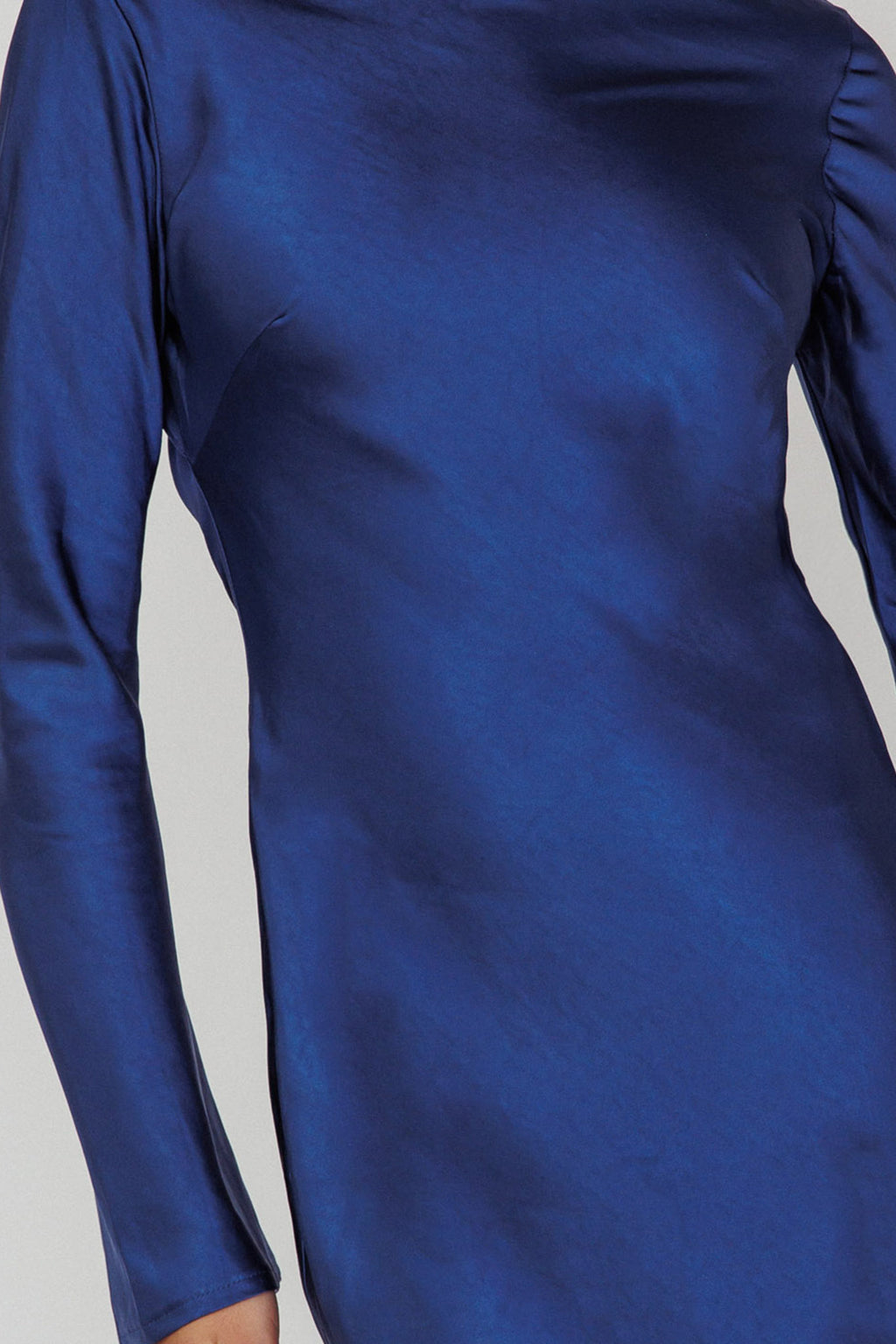 Lavera Open Back Long Sleeve Dress Navy by Selfie Leslie