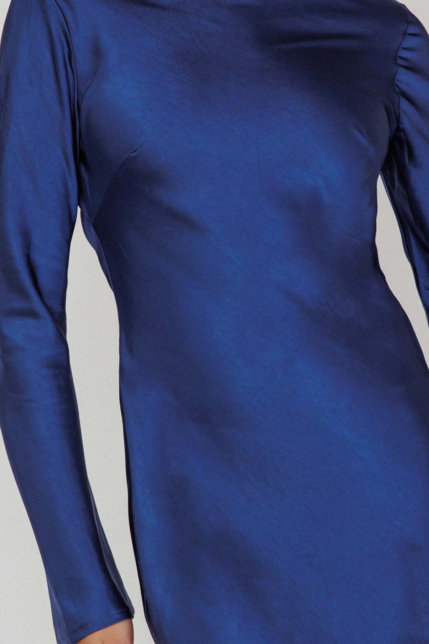 Lavera Open Back Long Sleeve Dress Navy by Selfie Leslie