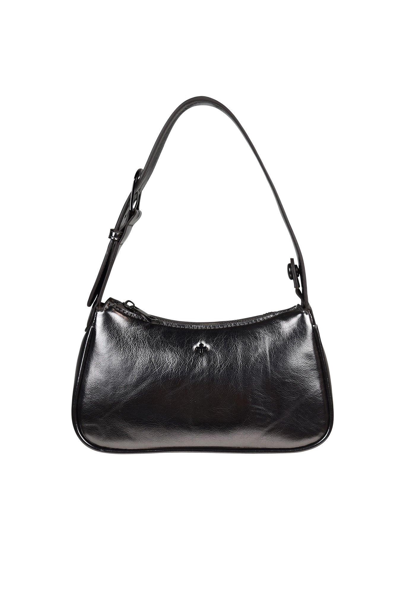 PETA + JAIN Gabi Shoulder Bag Metallic Gunmetal by Selfie Leslie