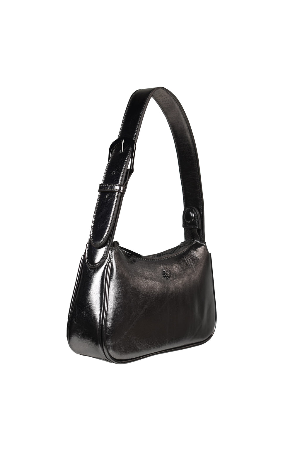 PETA + JAIN Gabi Shoulder Bag Metallic Gunmetal by Selfie Leslie