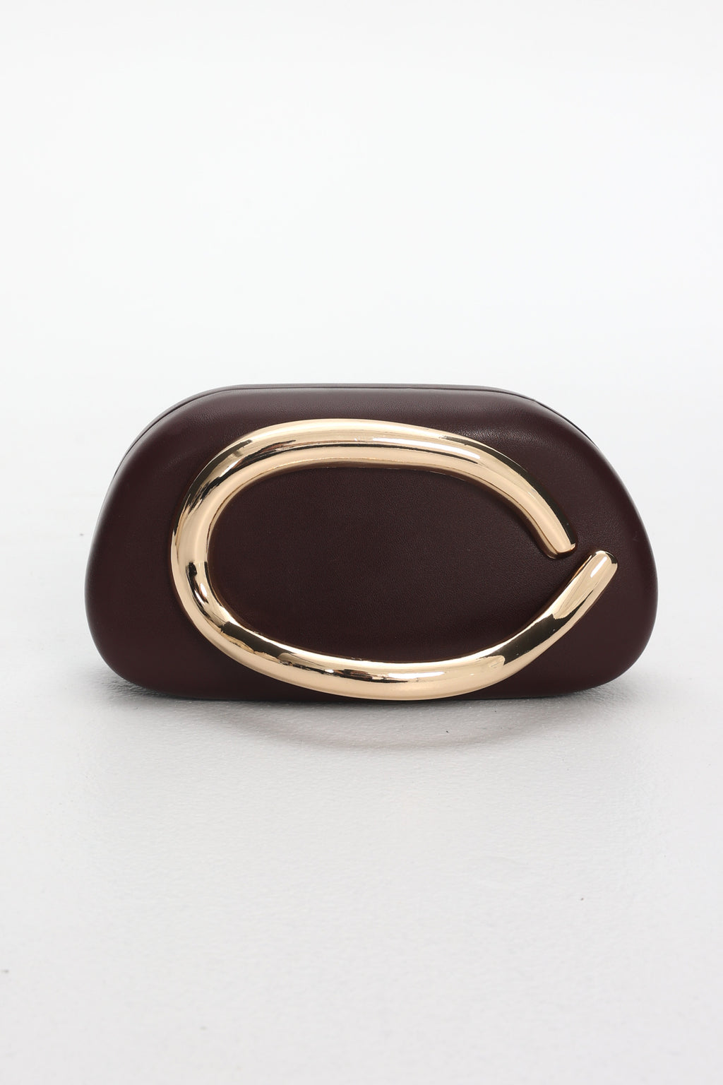 Amarita Gold Handle Clutch Wine by Selfie Leslie