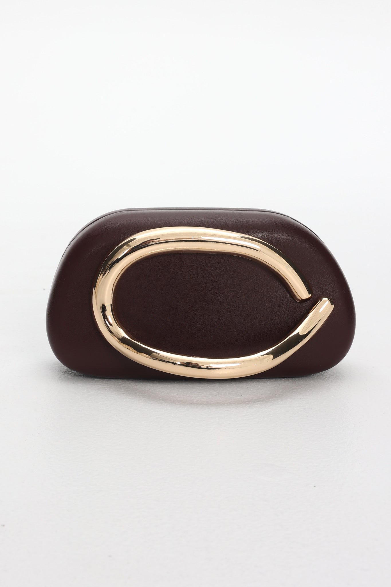 Amarita Gold Handle Clutch Wine by Selfie Leslie