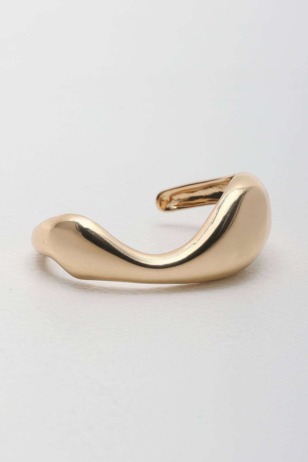 Merisa Irregular Cuff Bangle Gold by Selfie Leslie