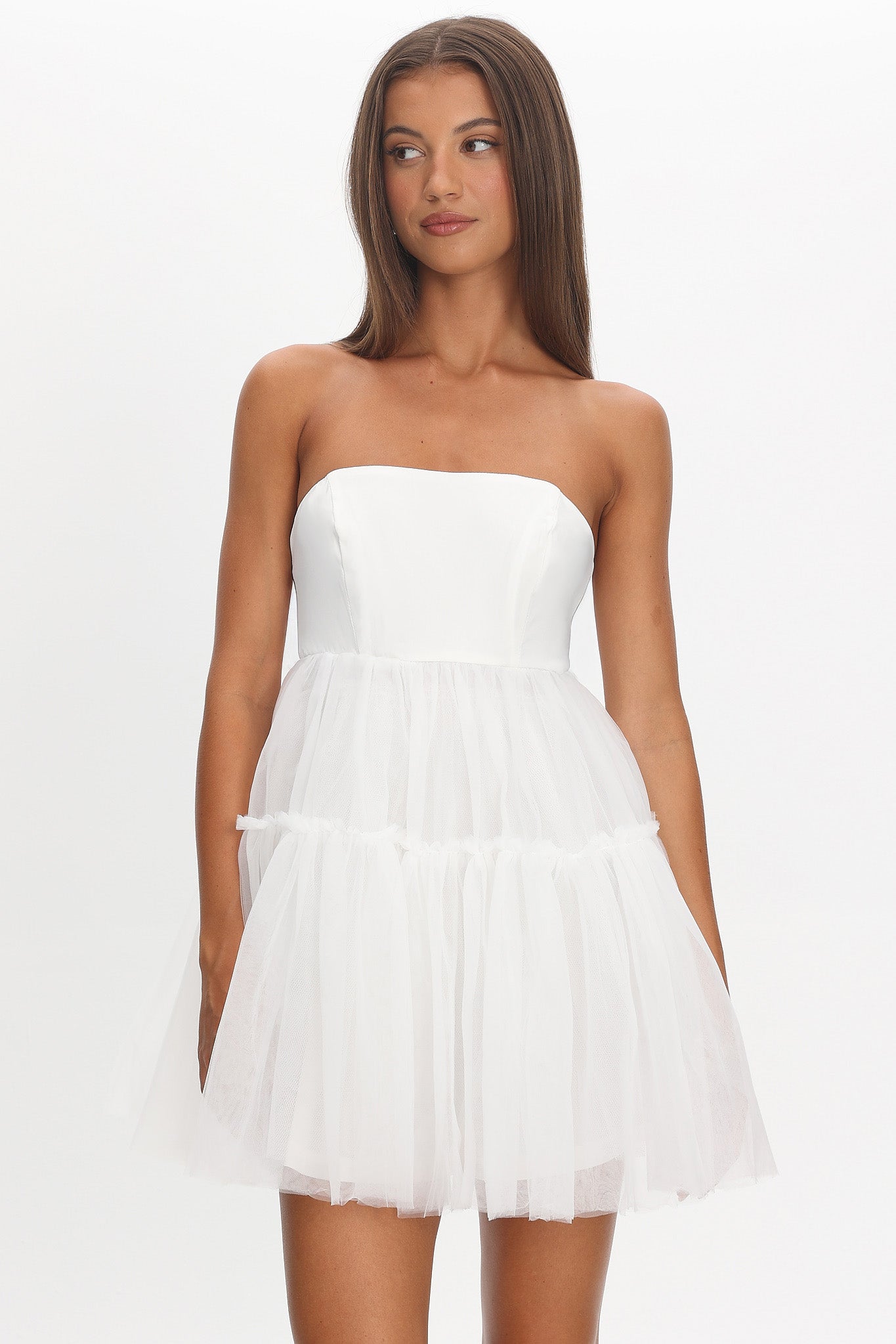 delightful dreams strapless mini dress Dewdrop Ombre Gorgeous fit for a gorgeous girl Delightful Dreams Strapless Mini Dress
