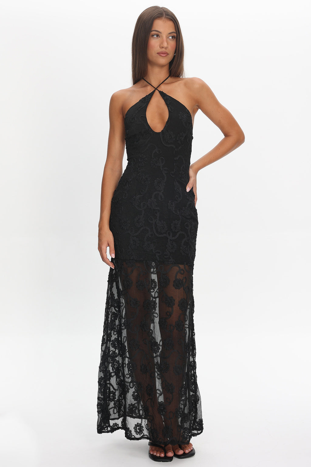 low cut night dress Aloohaidyvio Silk Nightgown for Women Long Satin Slip Dress Nightdress Silky Chemise Nightie Soft Floral Elegant Nightwear