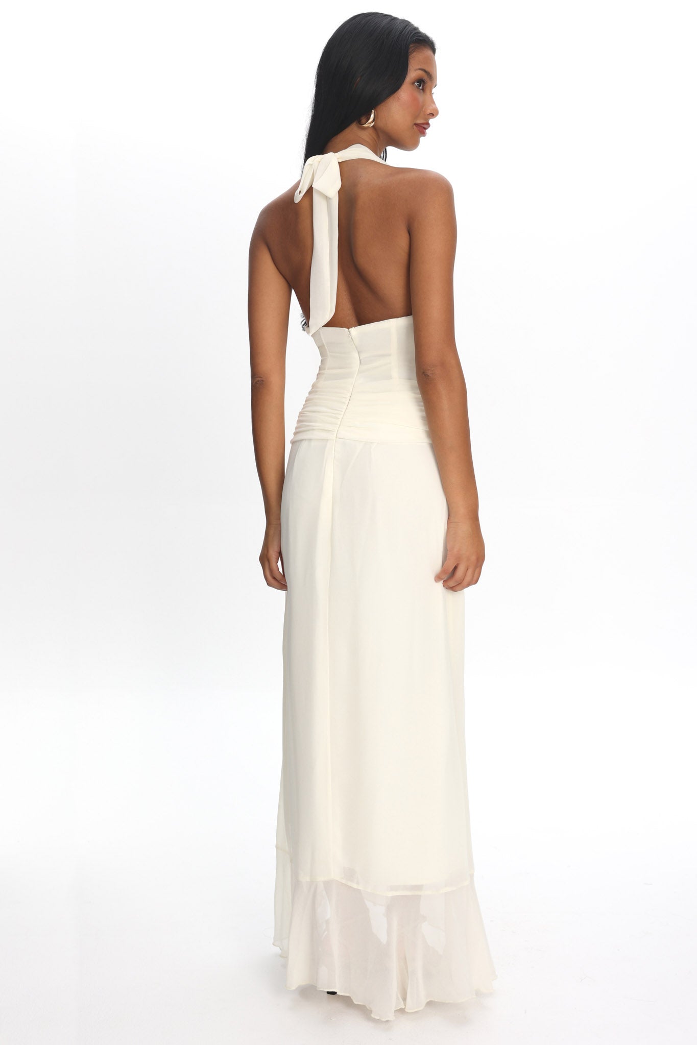 eggshell bridesmaid dresses SO ONLINE AU Sleeveless Maxi Dress, Eggshell, AU8 US4