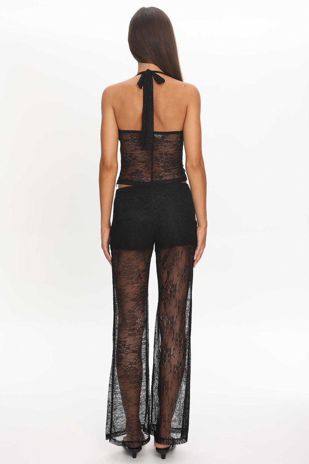 Sugarberry Lace Pants Black by Selfie Leslie