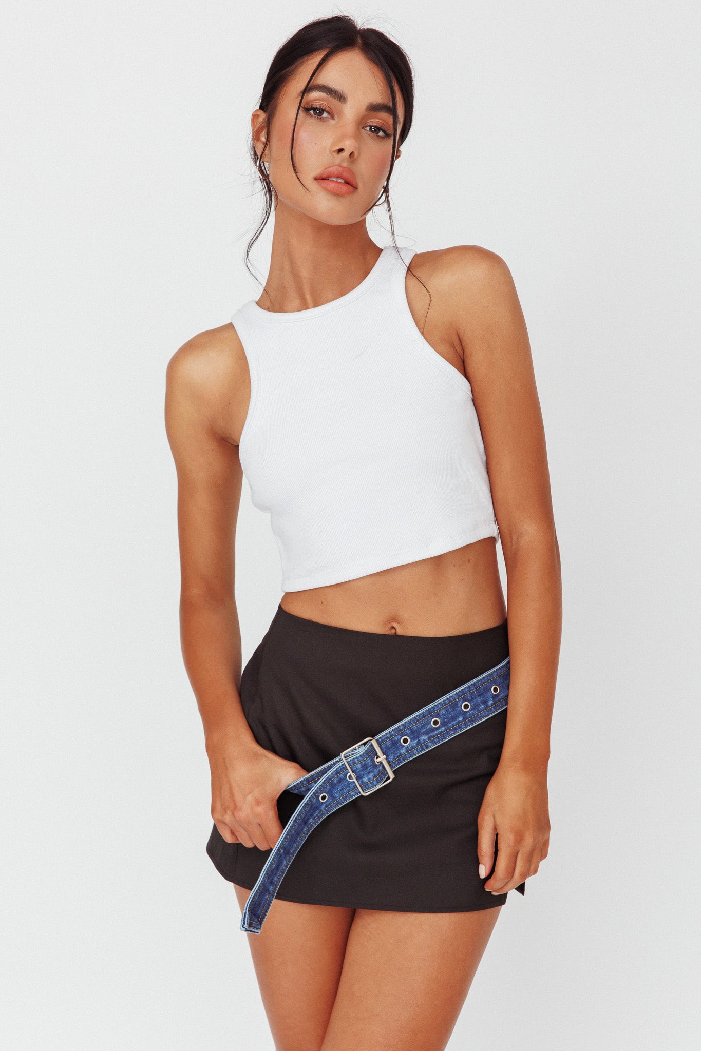 Mika Denim Belt Indigo by Selfie Leslie
