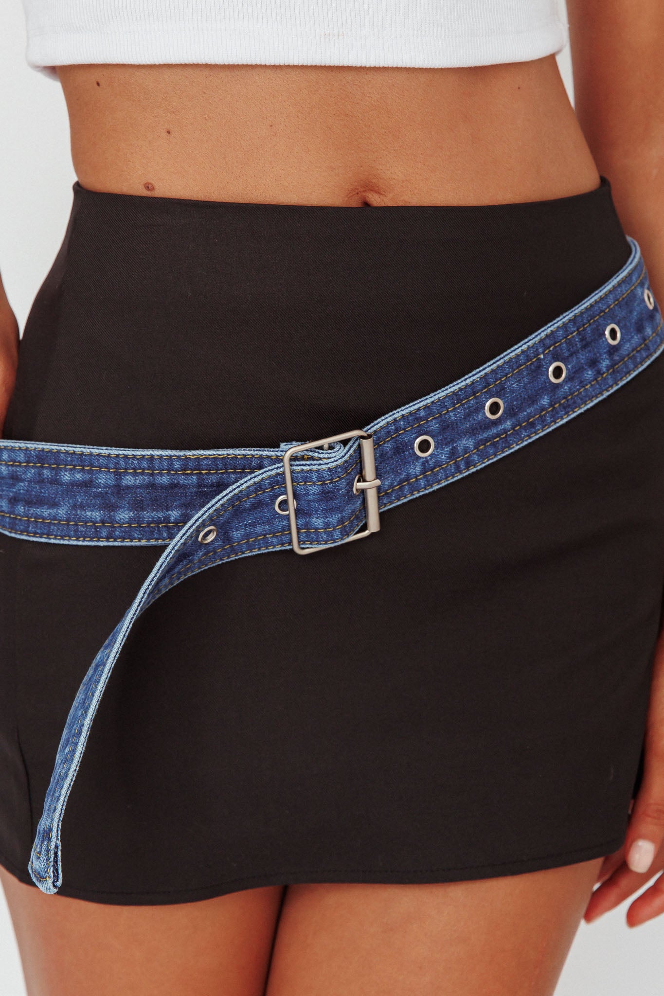 Mika Denim Belt Indigo by Selfie Leslie