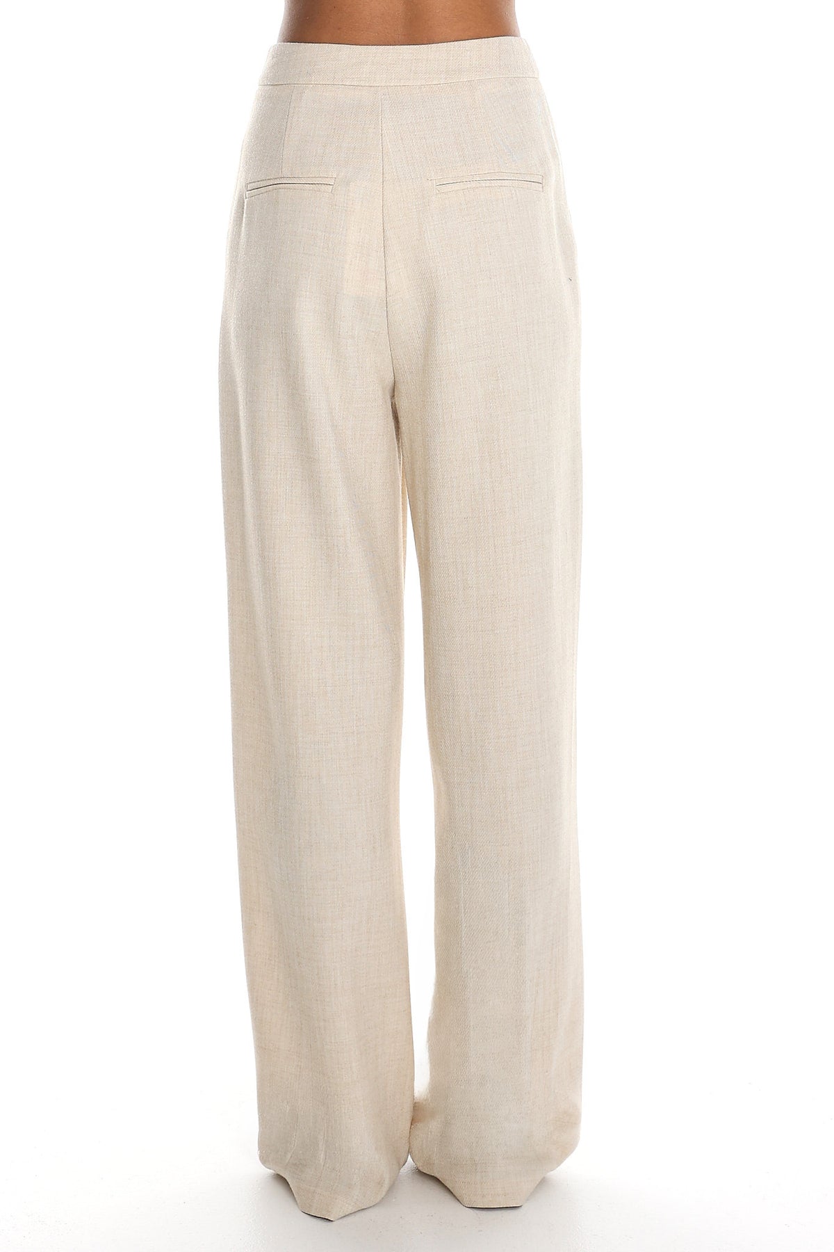 In Disguise Straight Leg Pocket Pants Oatmeal by Selfie Leslie