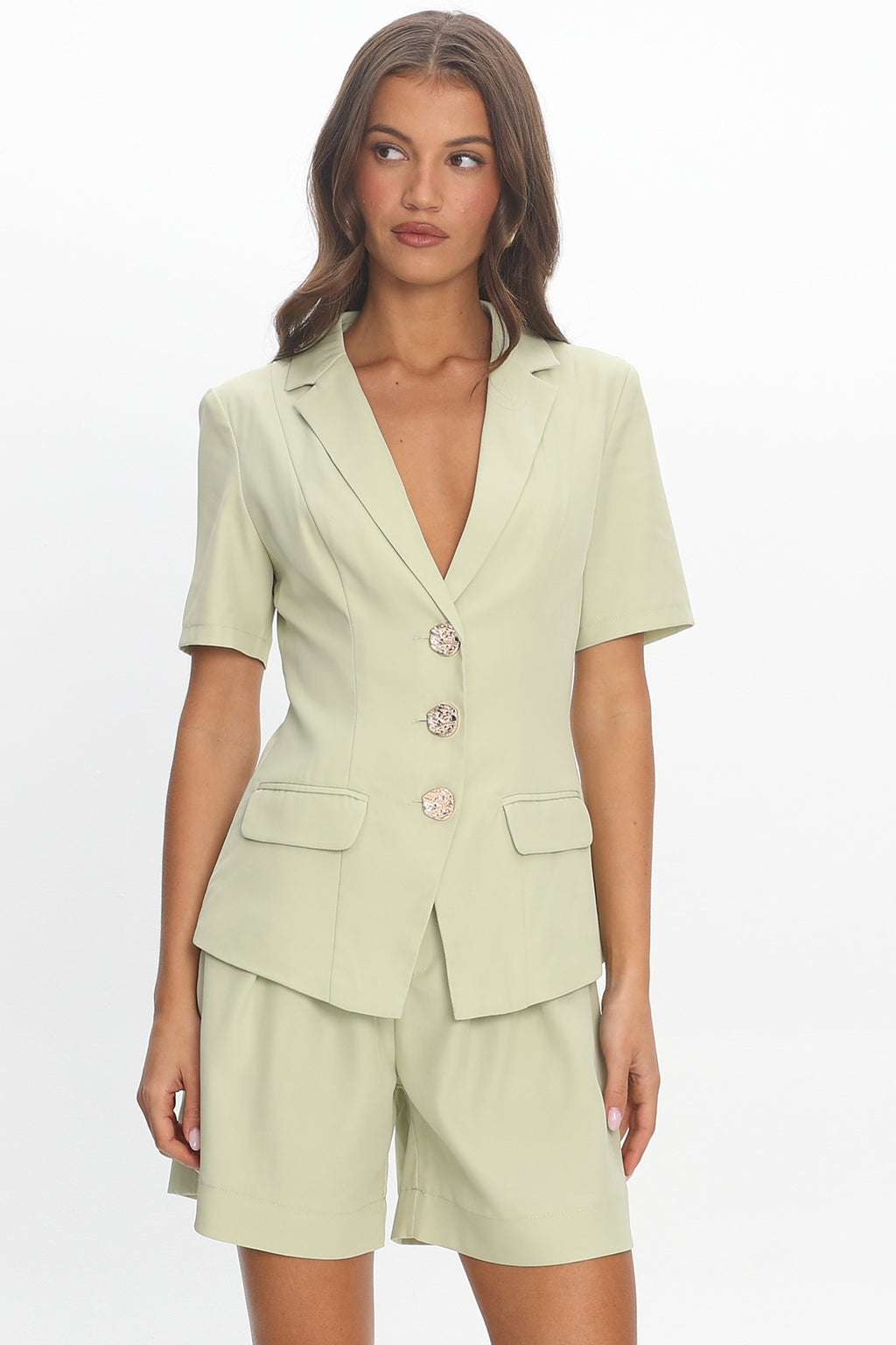 Sage Harbor Tailored Shorts Matcha
