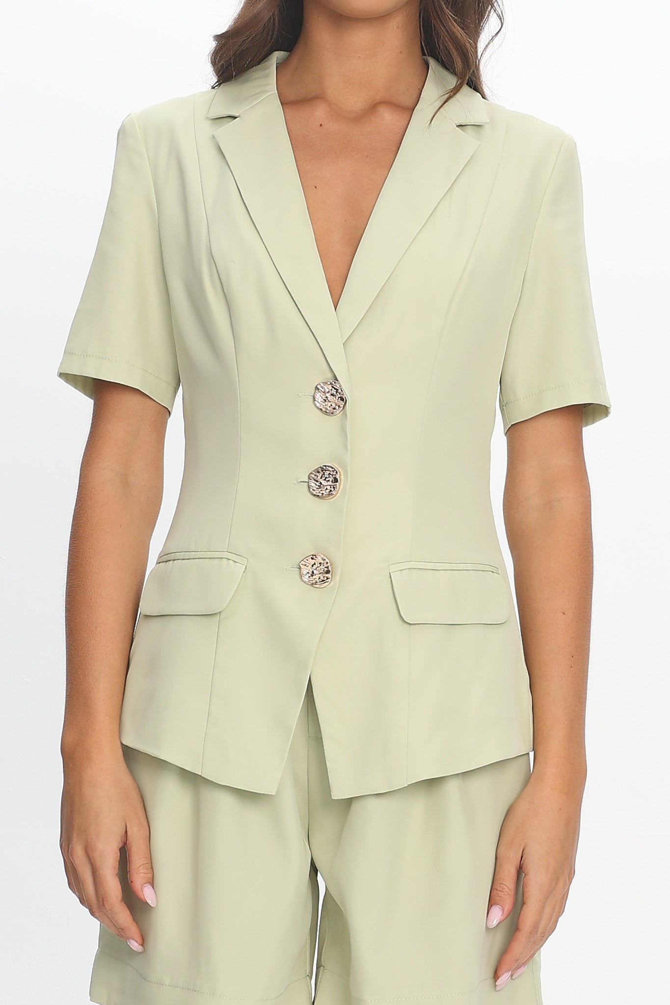 Sage Harbor Tailored Blazer Matcha