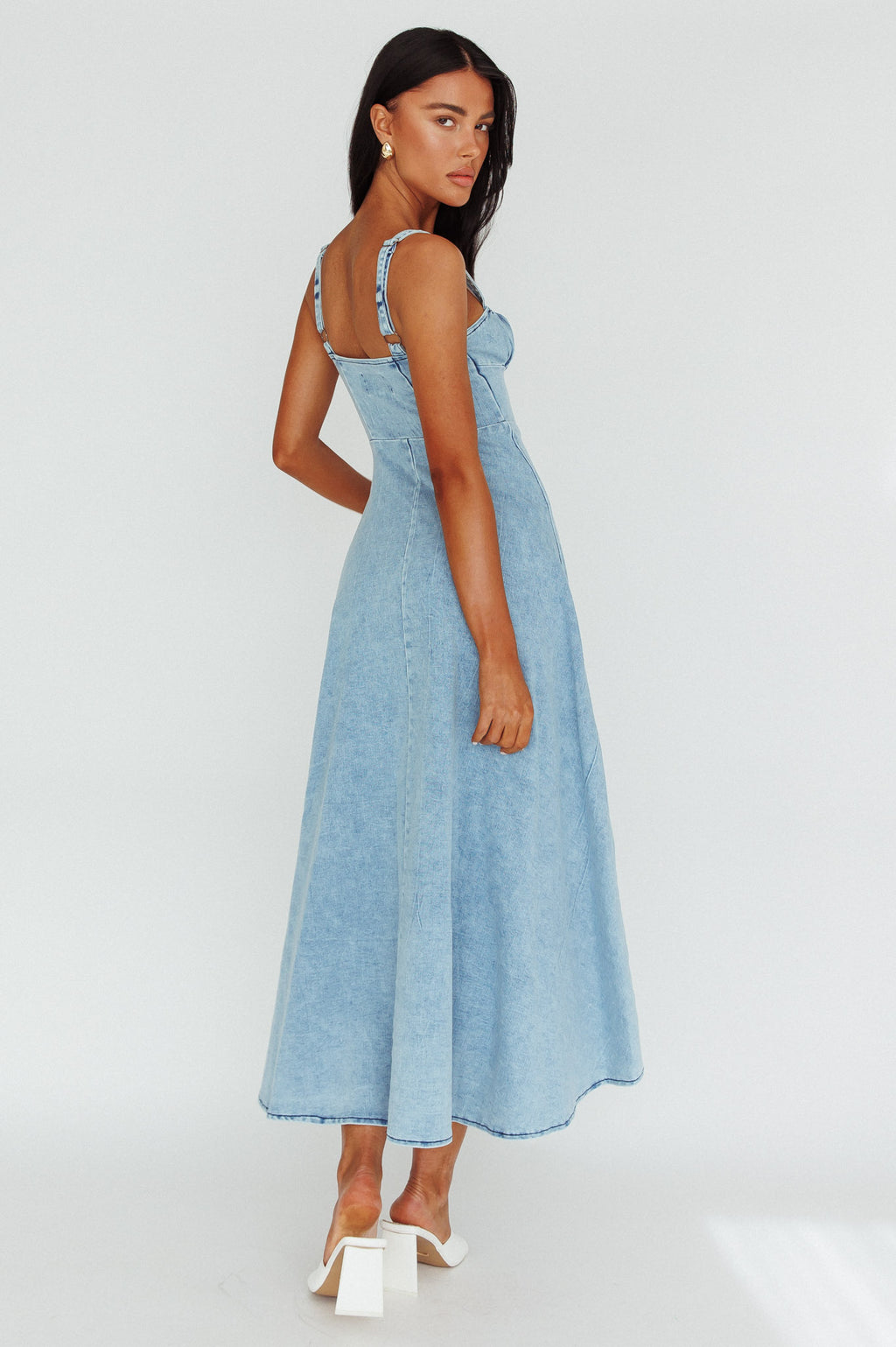 sweet pea dress brown and blue Bree Crossback Dress (sweet pea) 10Y