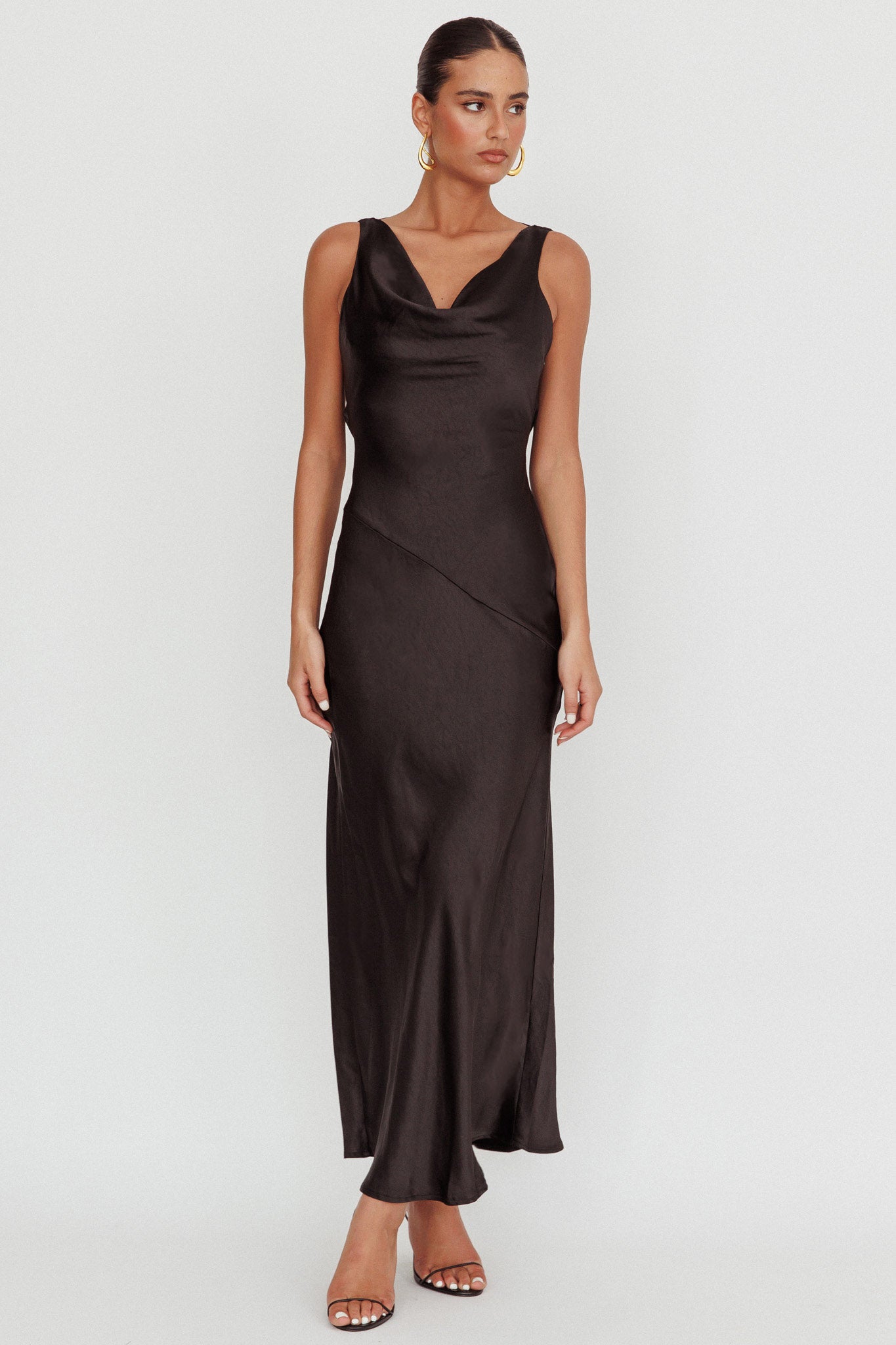 Shop the Cassiopeia Open Back Maxi Dress Black