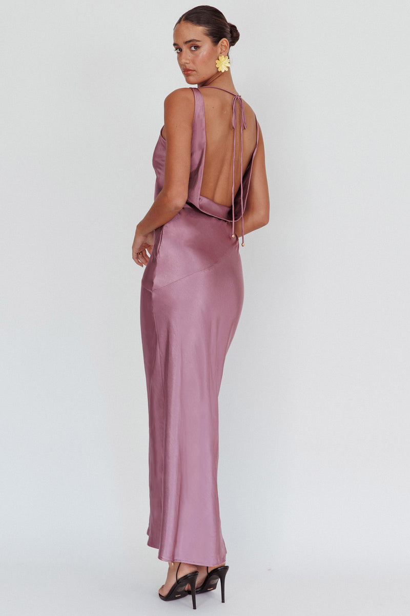 Cassiopeia Open Back Mini Dress Blush