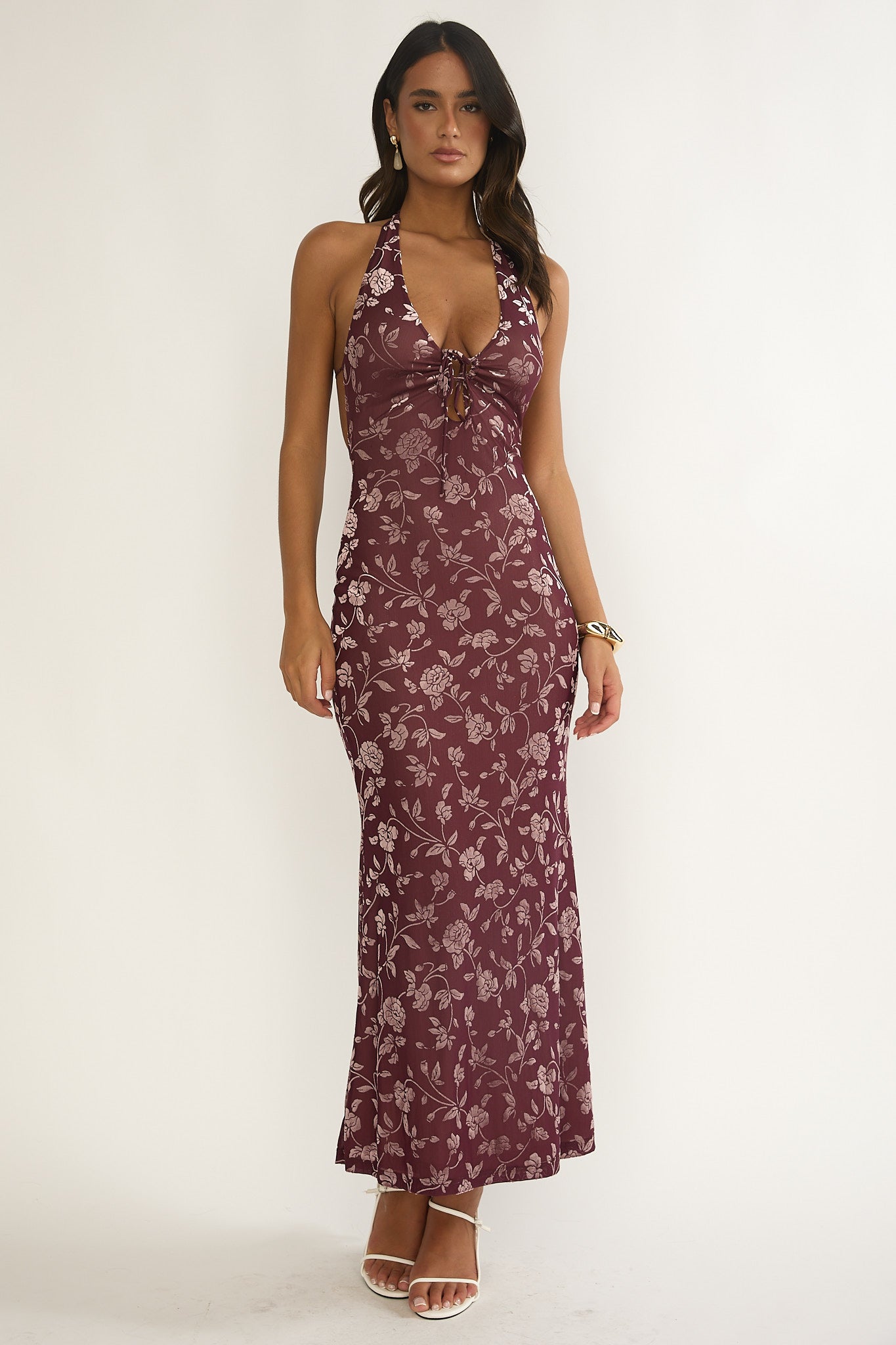 Sing To Me Keyhole Halter Maxi Dress Purple Selfie Leslie Sing To Me Keyhole Halter Maxi Dress Purple Selfie Leslie