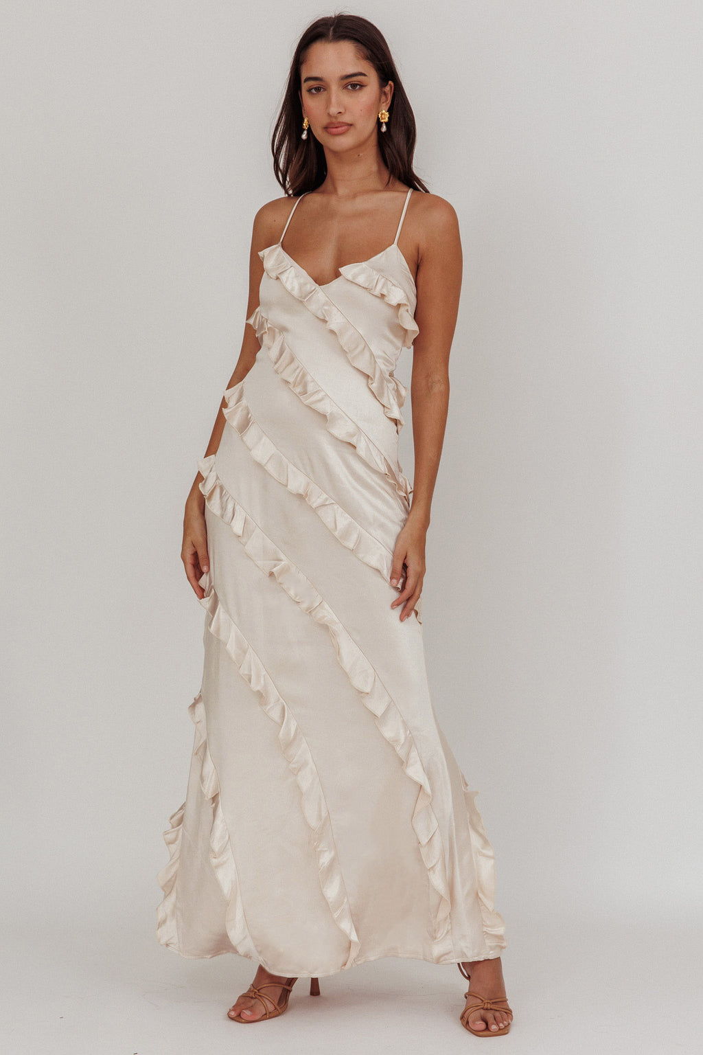beaded ivory wedding dress KissProm