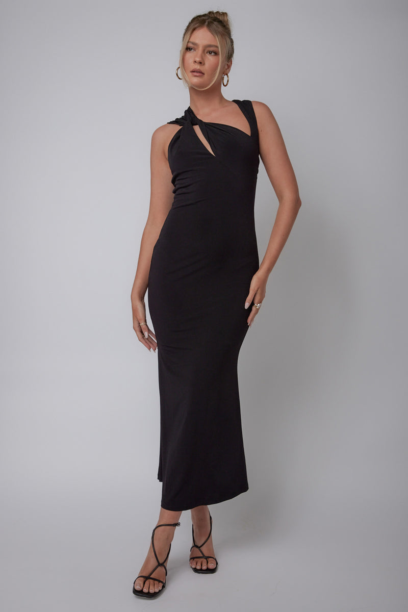 Kayleigh Satin Mini Dress With Sash