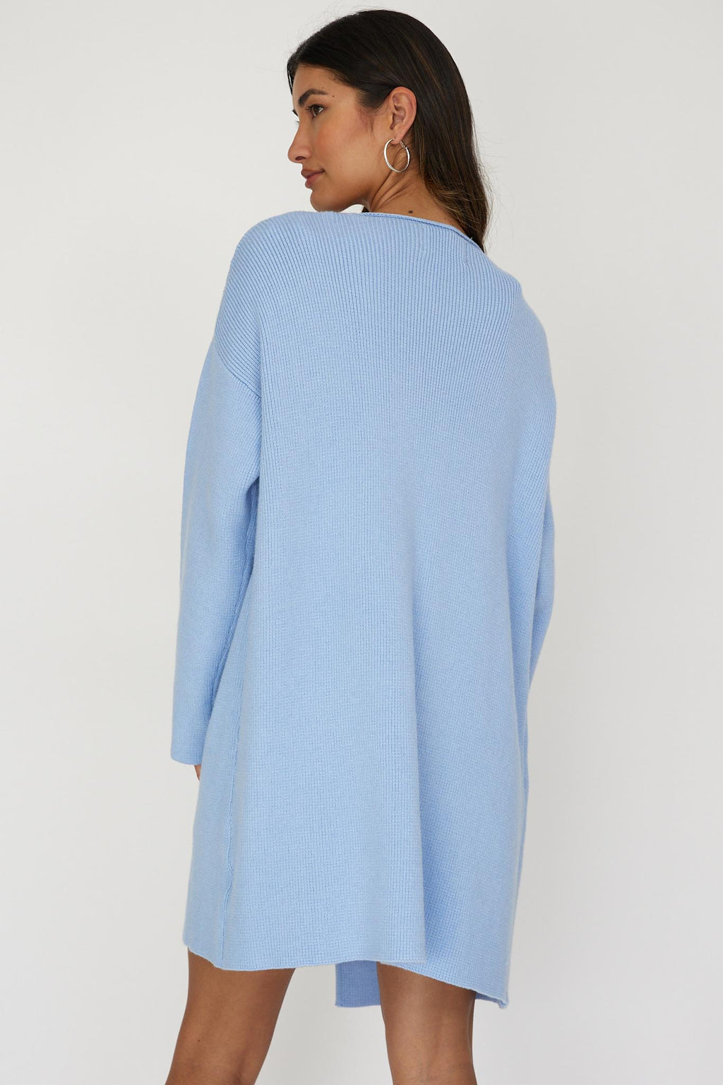 On Point Pocket Cardigan Blue by Selfie Leslie