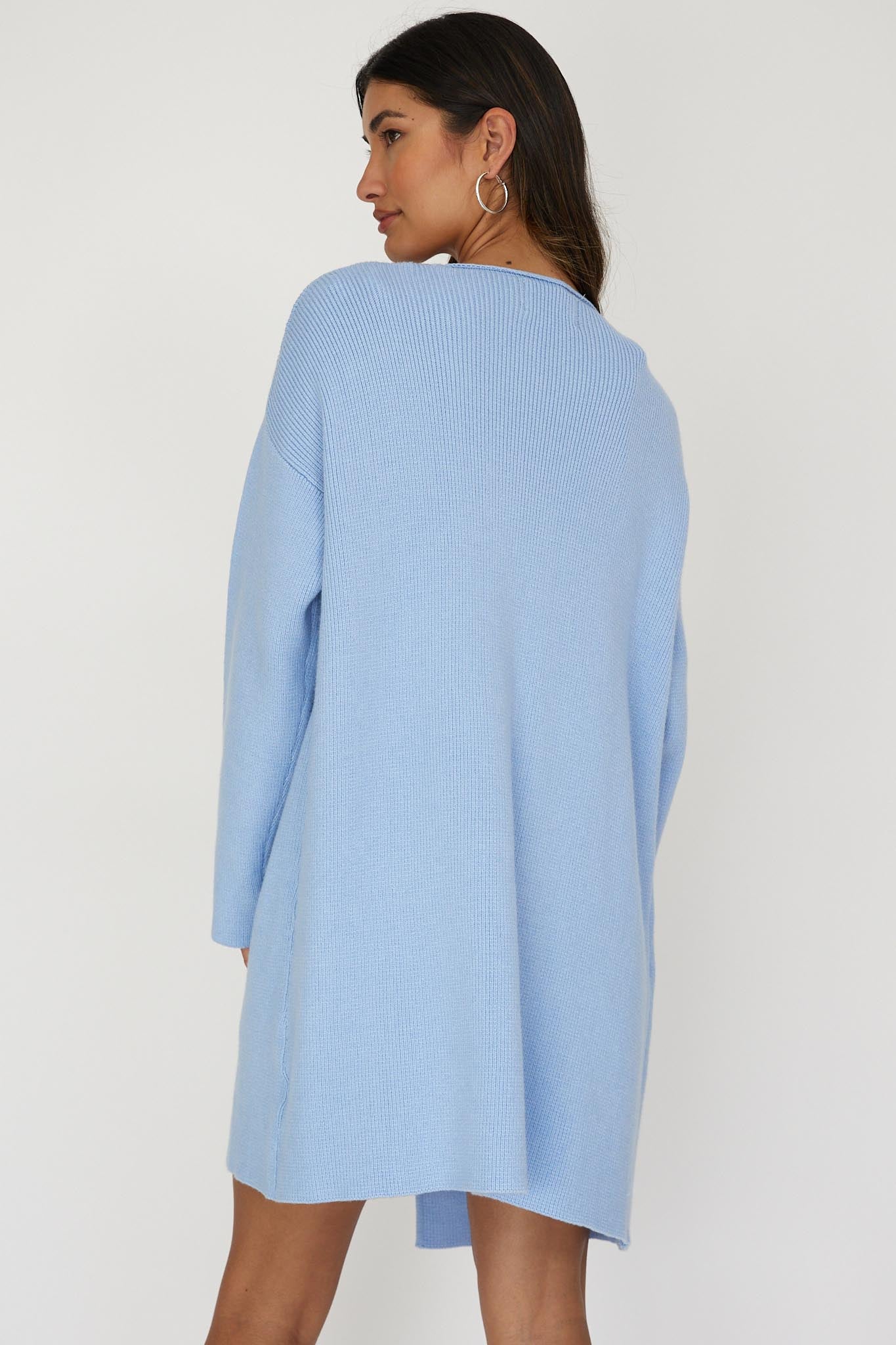 On Point Pocket Cardigan Blue by Selfie Leslie