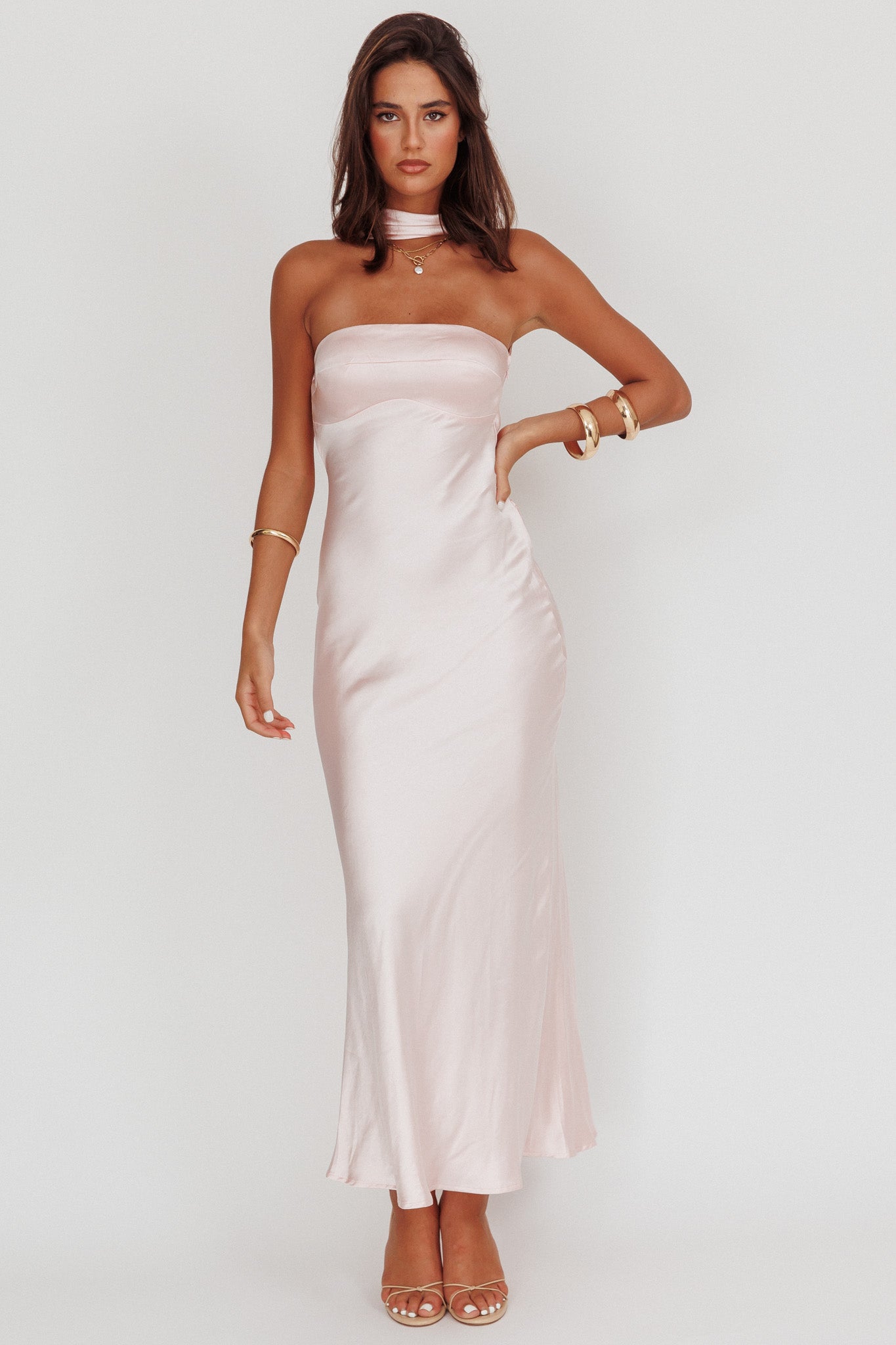 Blush halter collection dress - Official Online Store