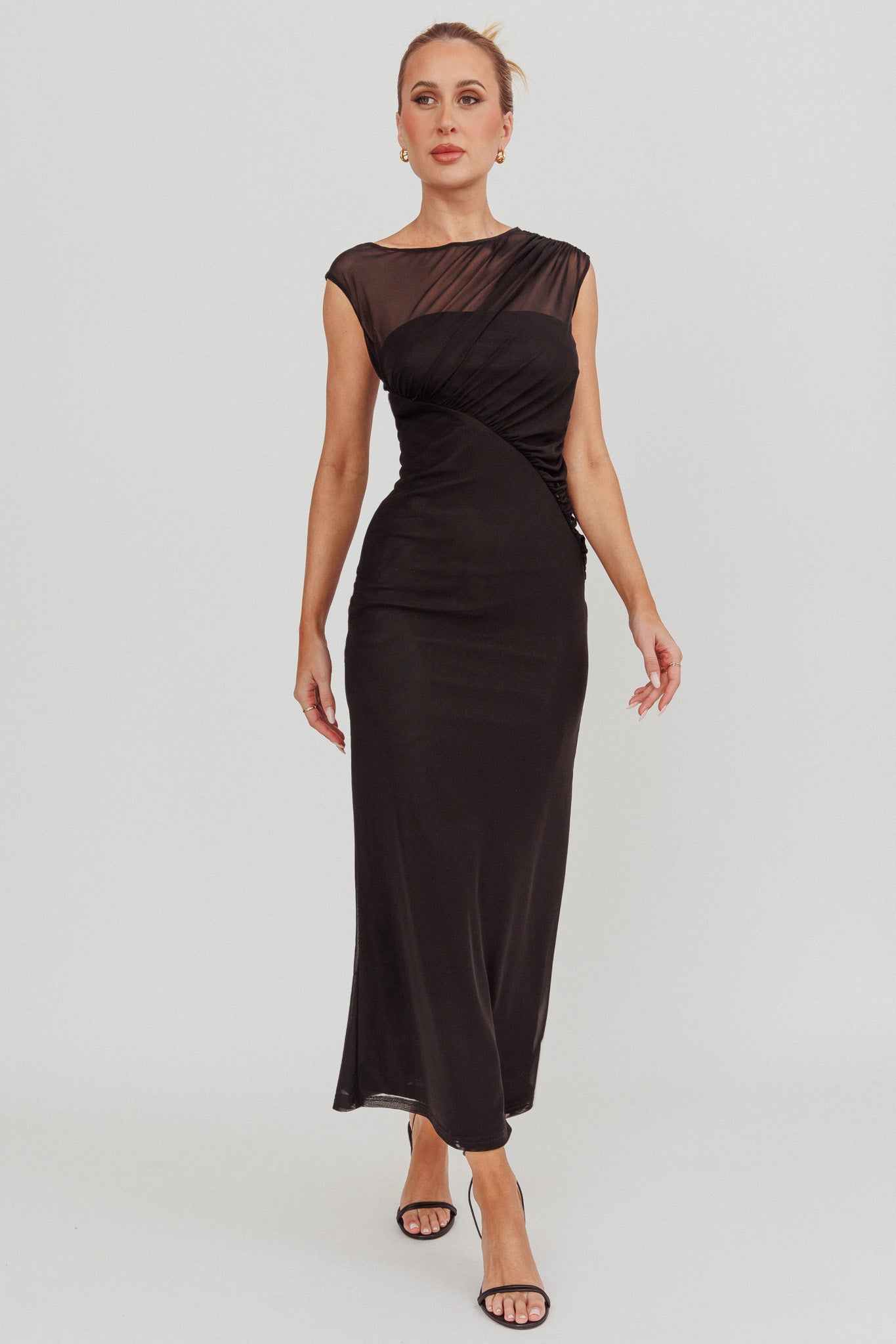 slipless dress Classic Slip Steele Made with Lyocell Soft Knit Maxi Slip Dress