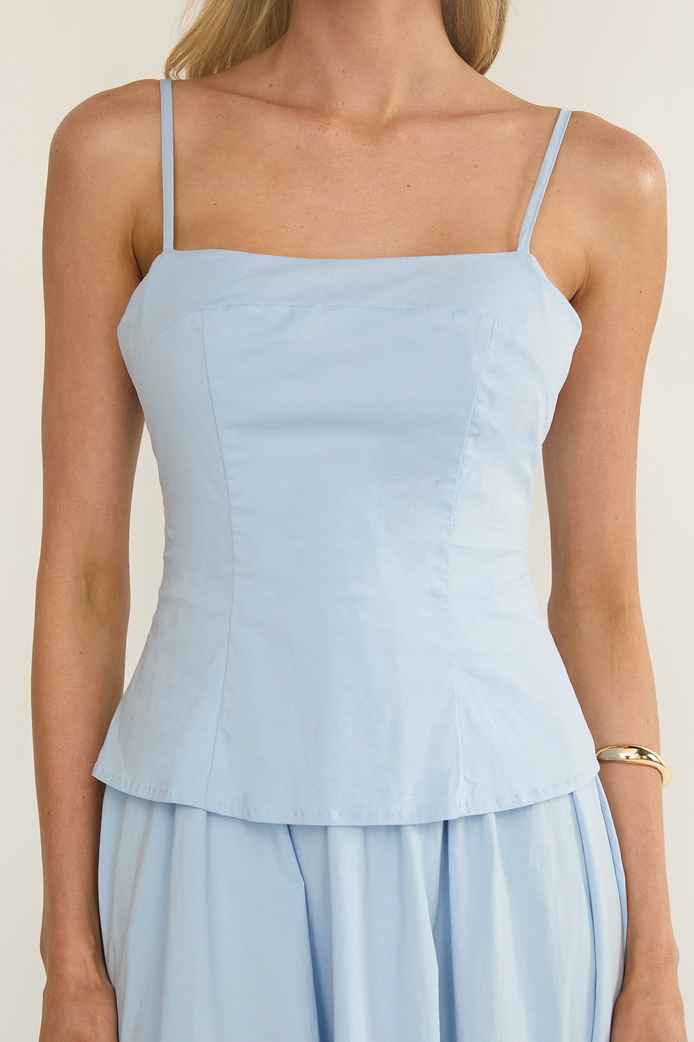Antonita Cami Strap Maxi Dress Blue by Selfie Leslie
