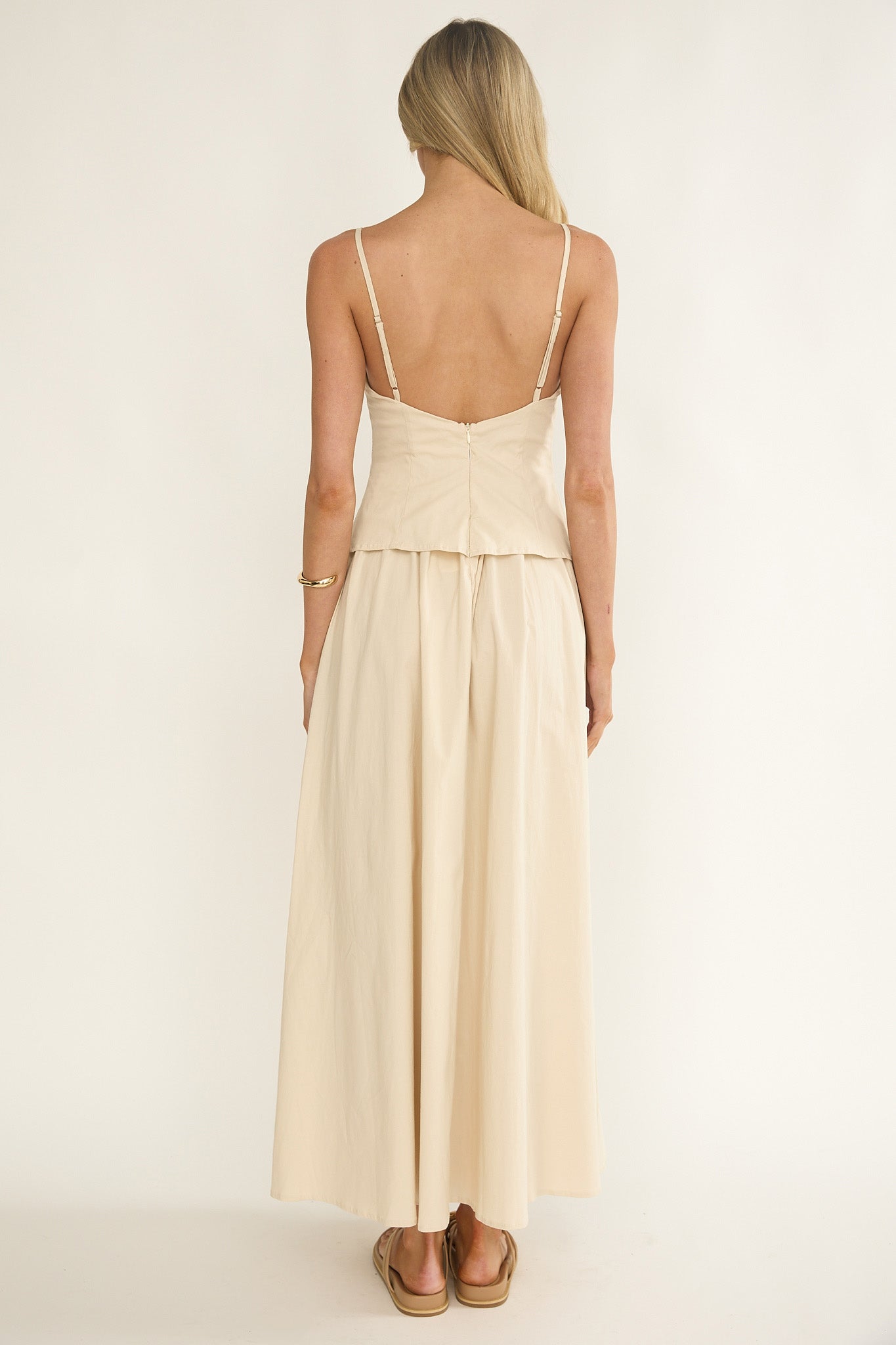 Antonita Cami Strap Maxi Dress Stone by Selfie Leslie