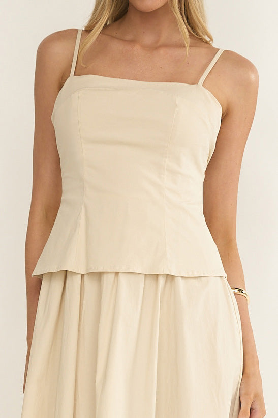 Antonita Cami Strap Maxi Dress Stone by Selfie Leslie