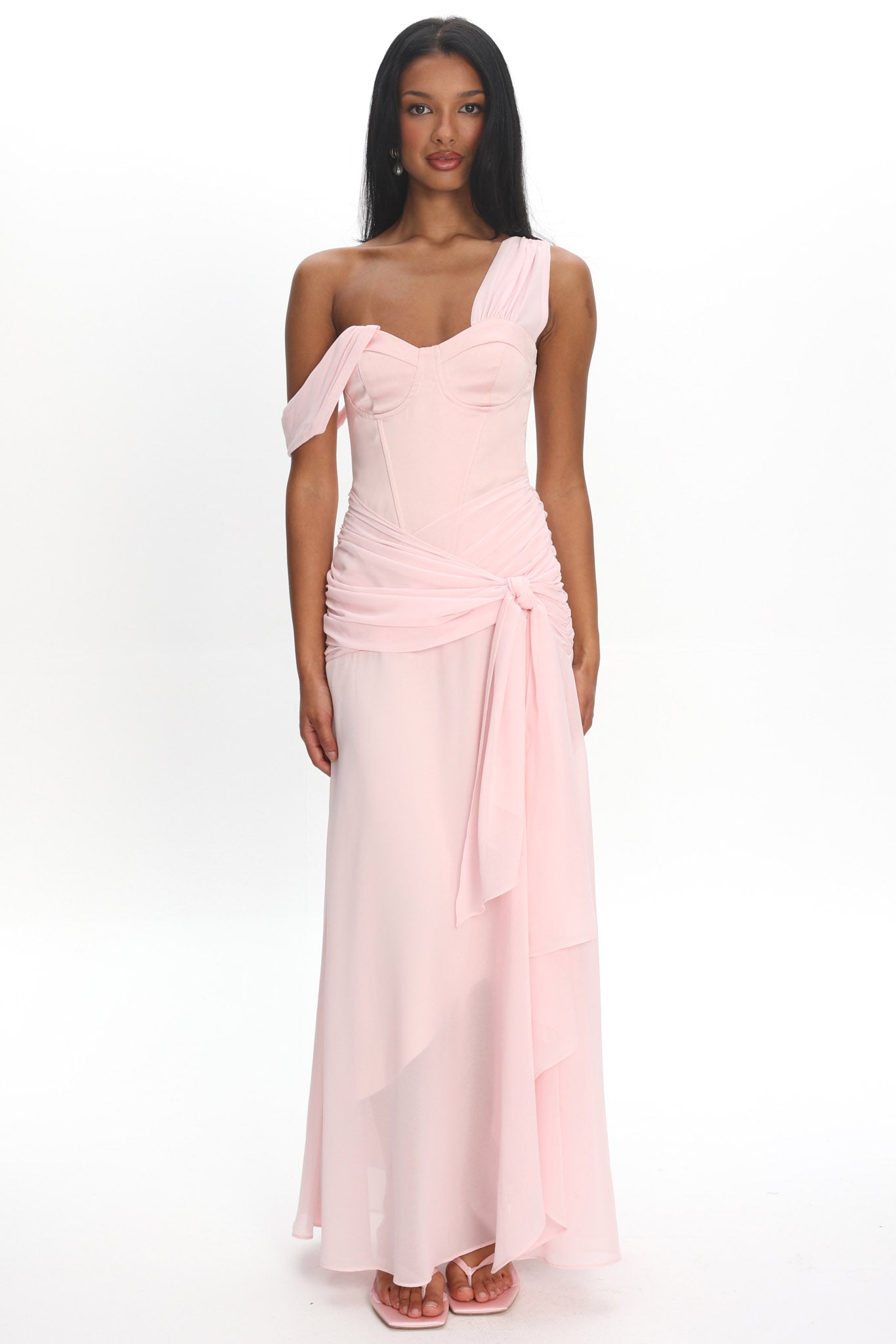 wedding dress with hot pink sash Wide Hot Pink Satin Sash Belt by Satin Swank