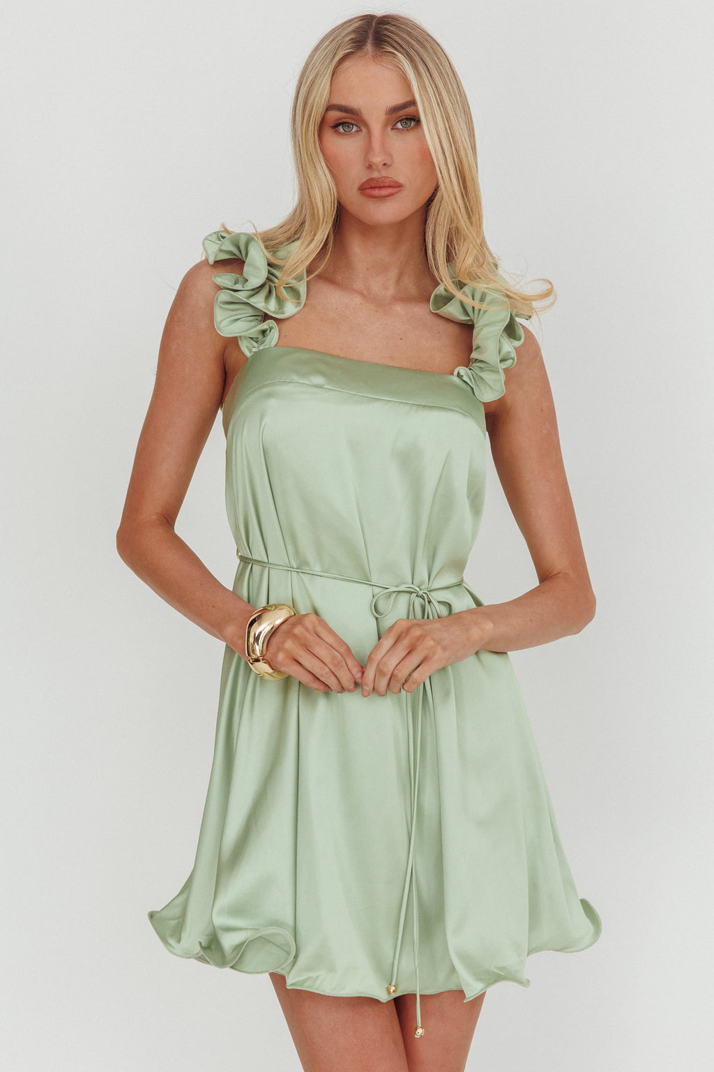 green lettuce dress Lettuce leaf dress