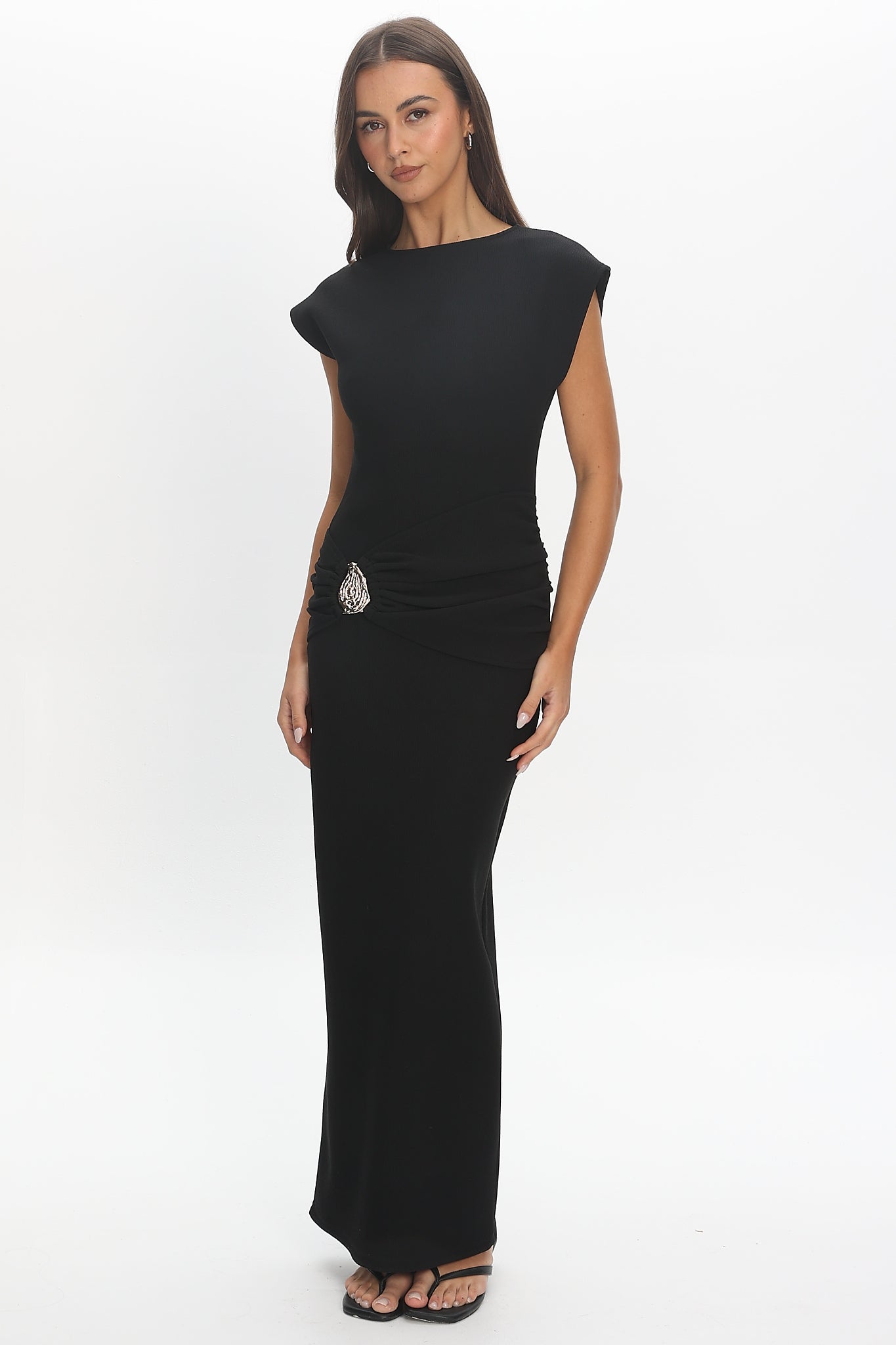 buckle maxi dress The Yara Buckle Maxi Dress Thread + Seed