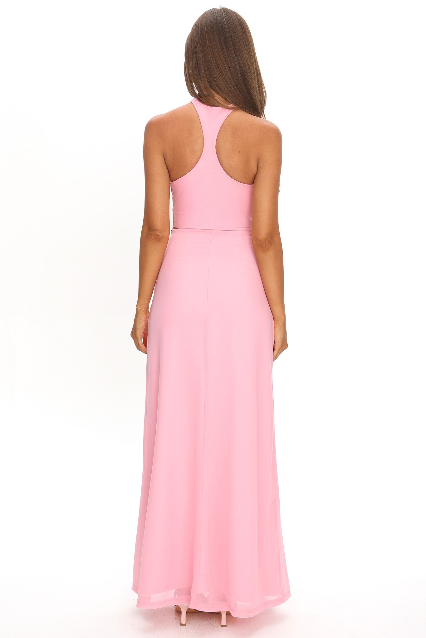 Cresida Keyhole Racerback Maxi Dress Pink Selfie Leslie Cresida Keyhole Racerback Maxi Dress Pink Selfie Leslie