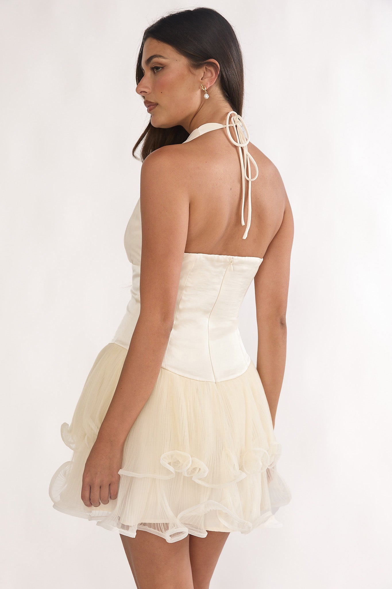 layered princess dress High Low Ball Gown Prom Dress Tulle Layered Elegant Pagaent Dress Prin –  SELINADRESS