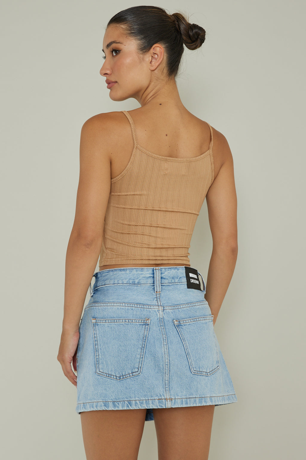 Sold Out Ribbed Cami Top Mocha by Selfie Leslie