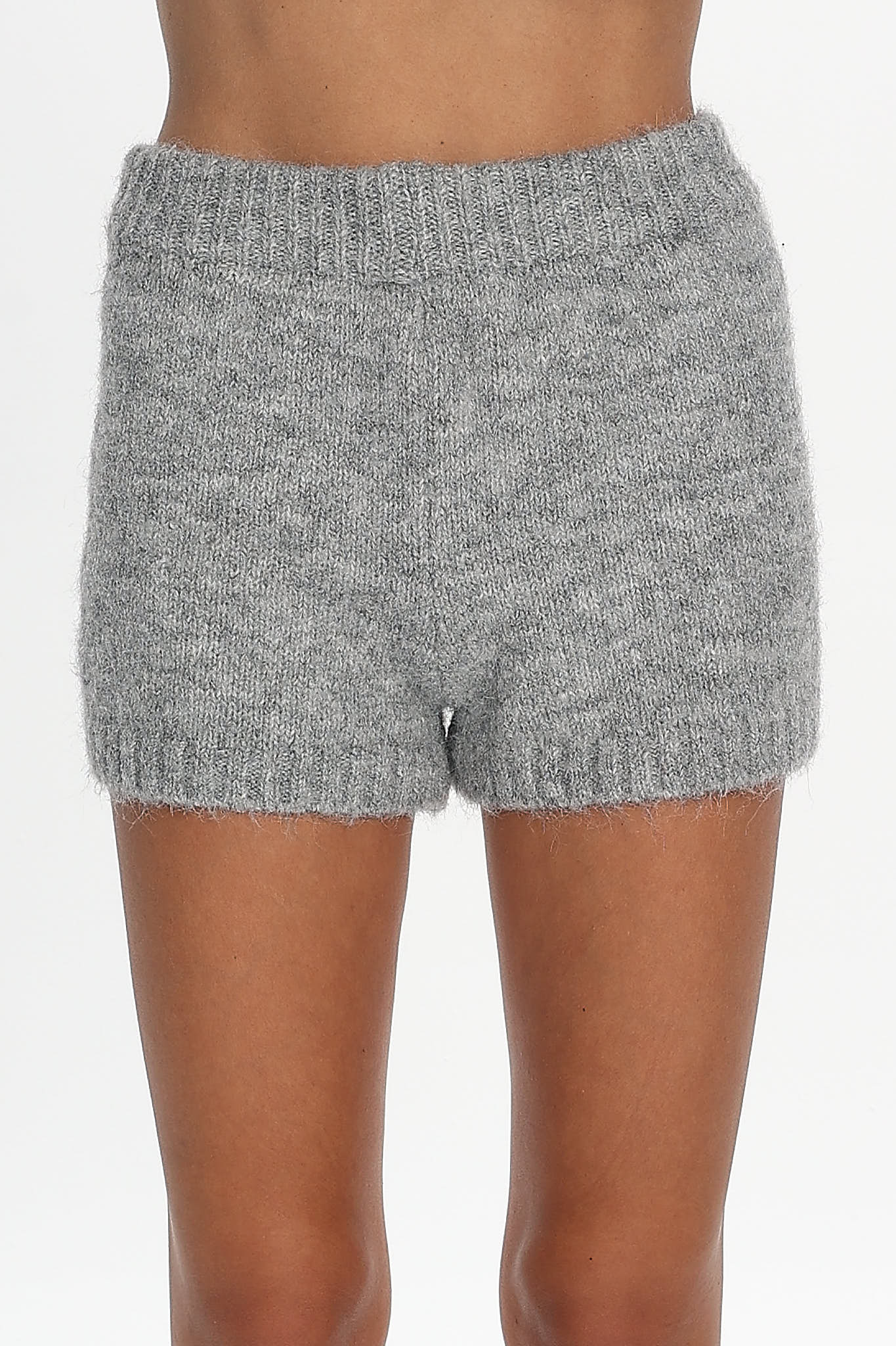 Jenae Knit Shorts Grey