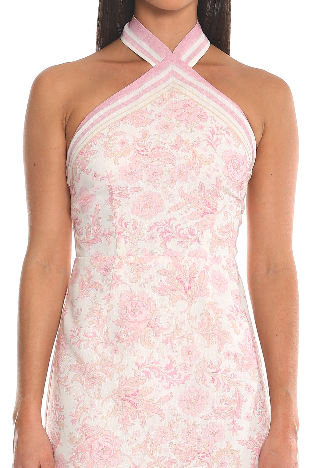 Portofino Days Halter Mini Dress Pink