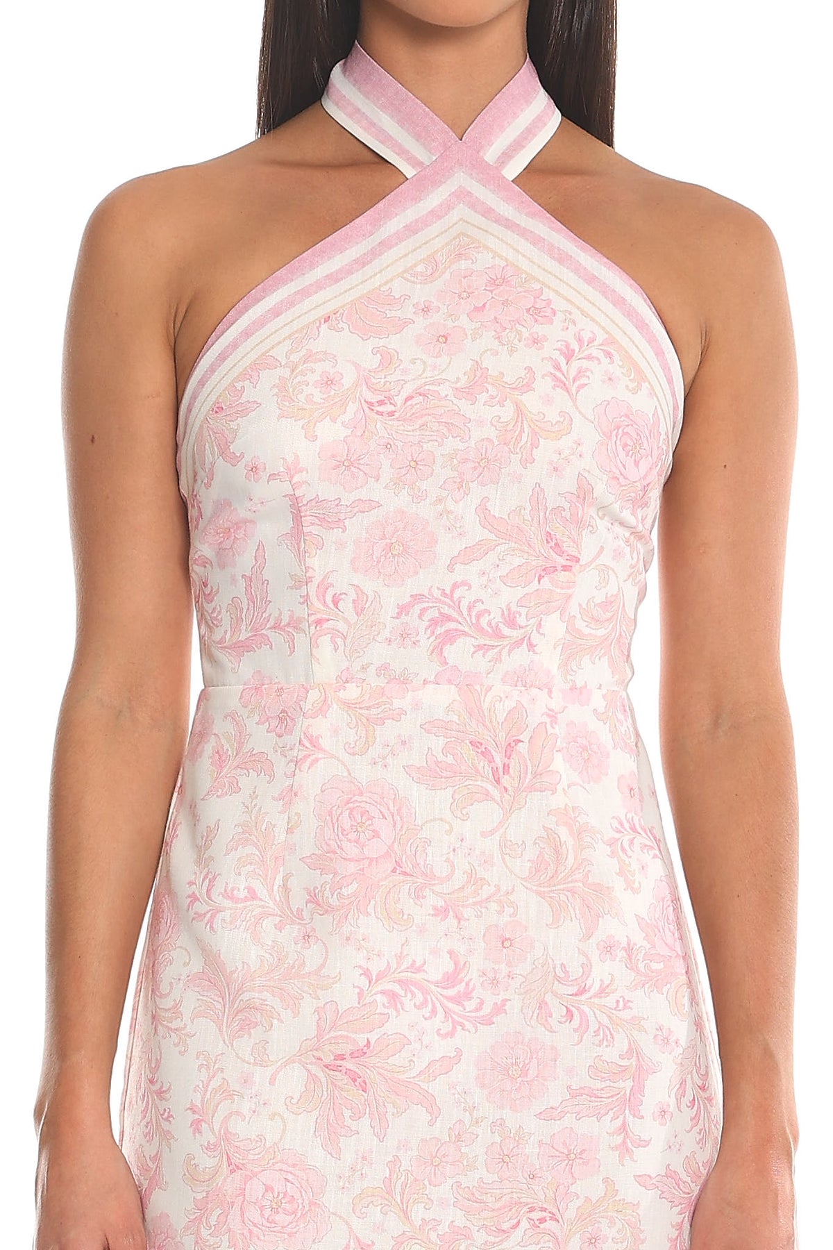 Portofino Days Halter Mini Dress Pink