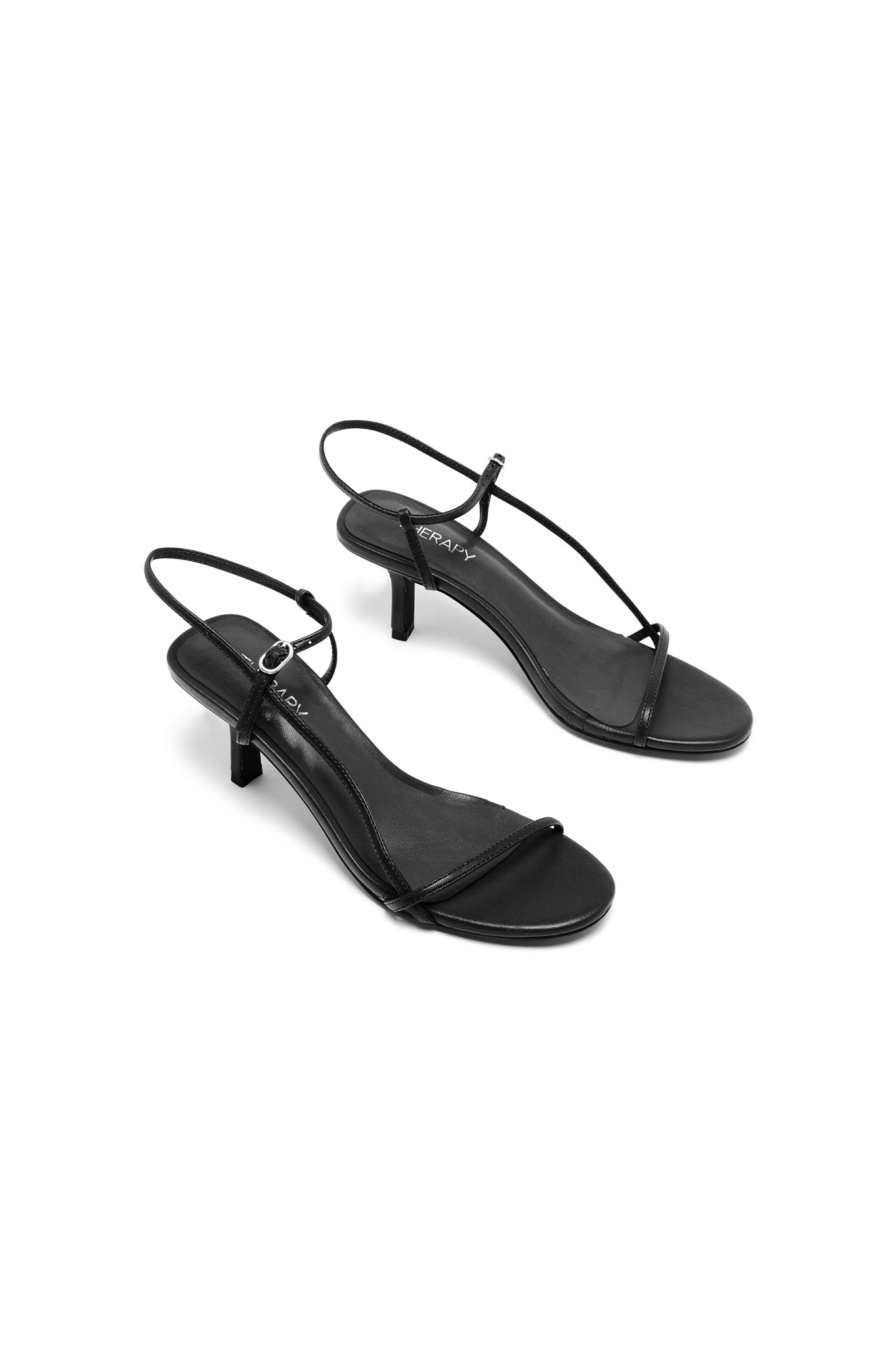 THERAPY Easton Slingback Heel Black by Selfie Leslie