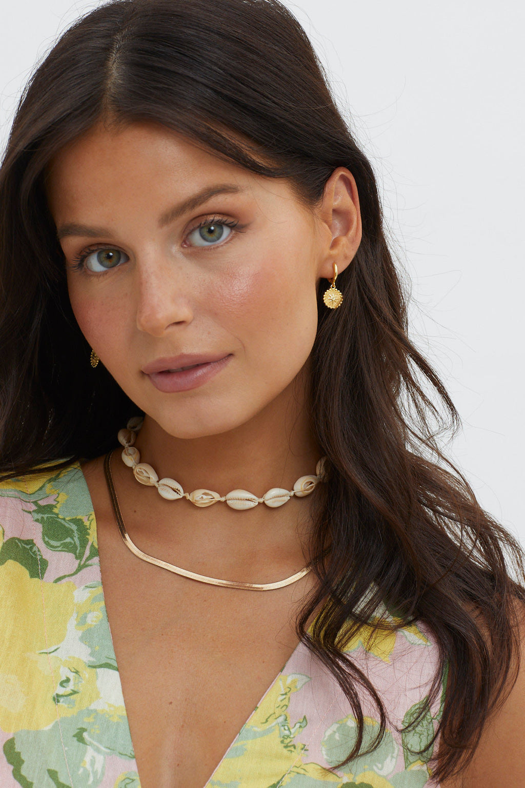Ezra Coin Dangle Earrings Gold by Selfie Leslie