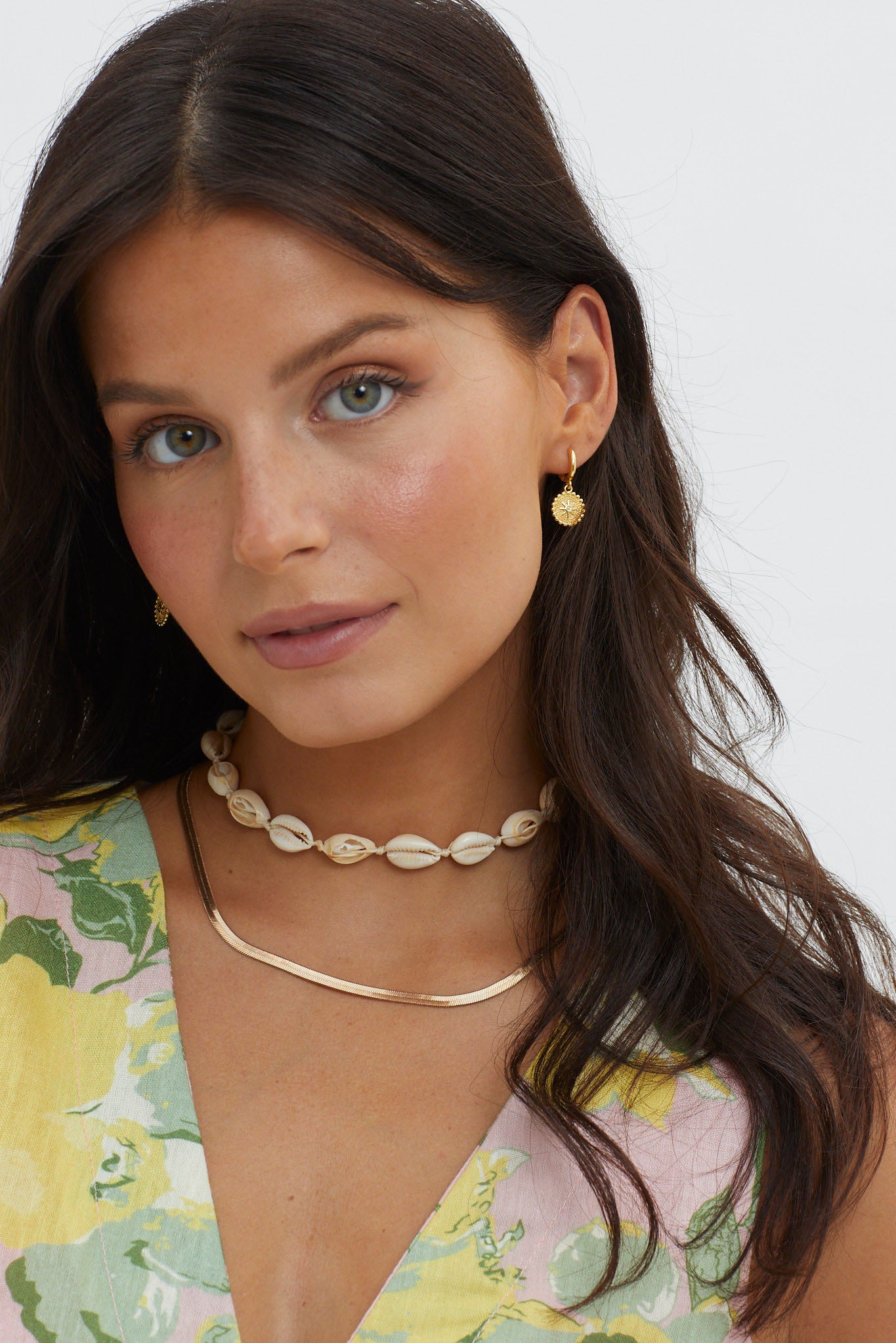 Ezra Coin Dangle Earrings Gold by Selfie Leslie