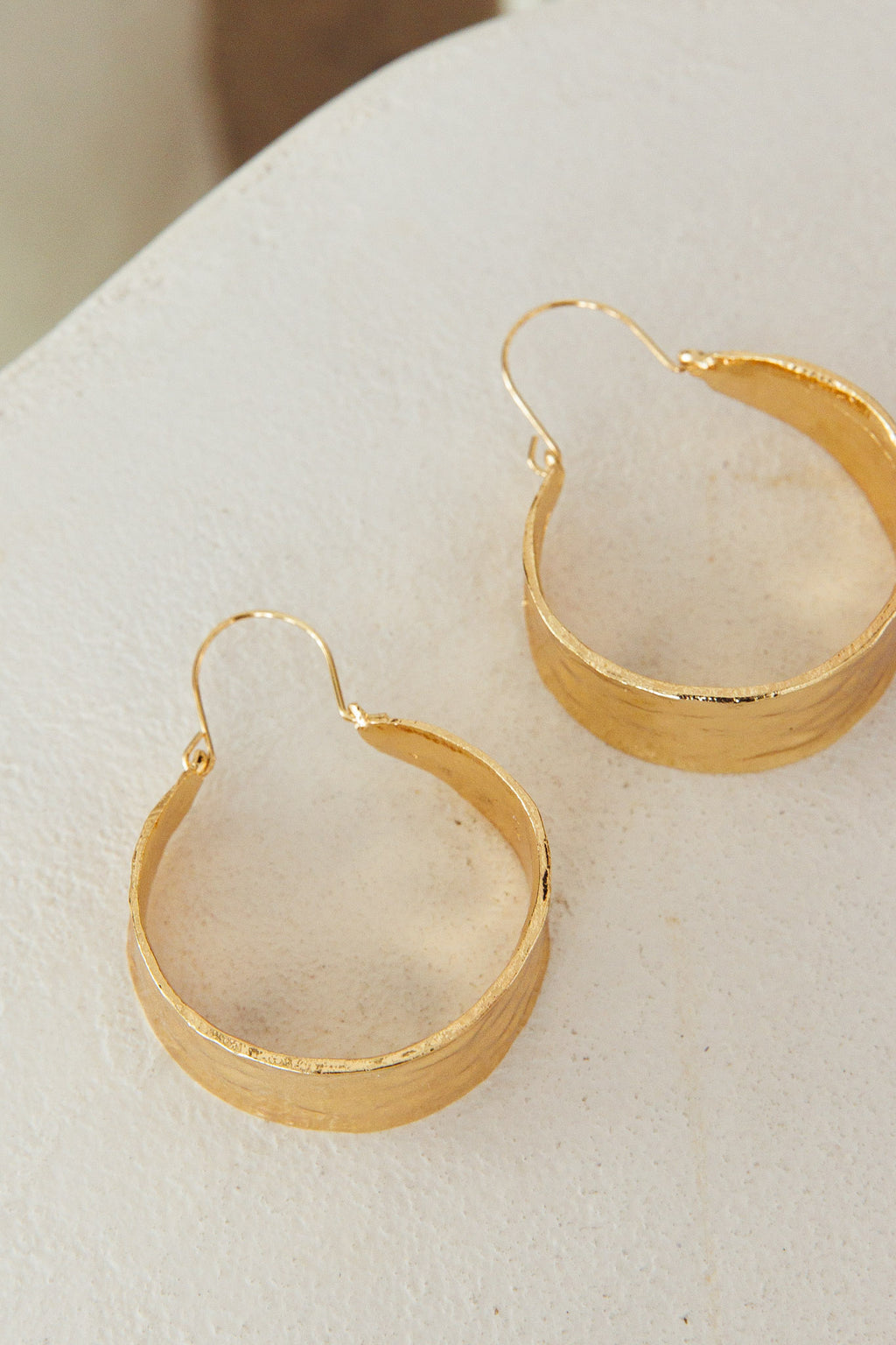 Vitality Hoop Earrings Gold by Selfie Leslie