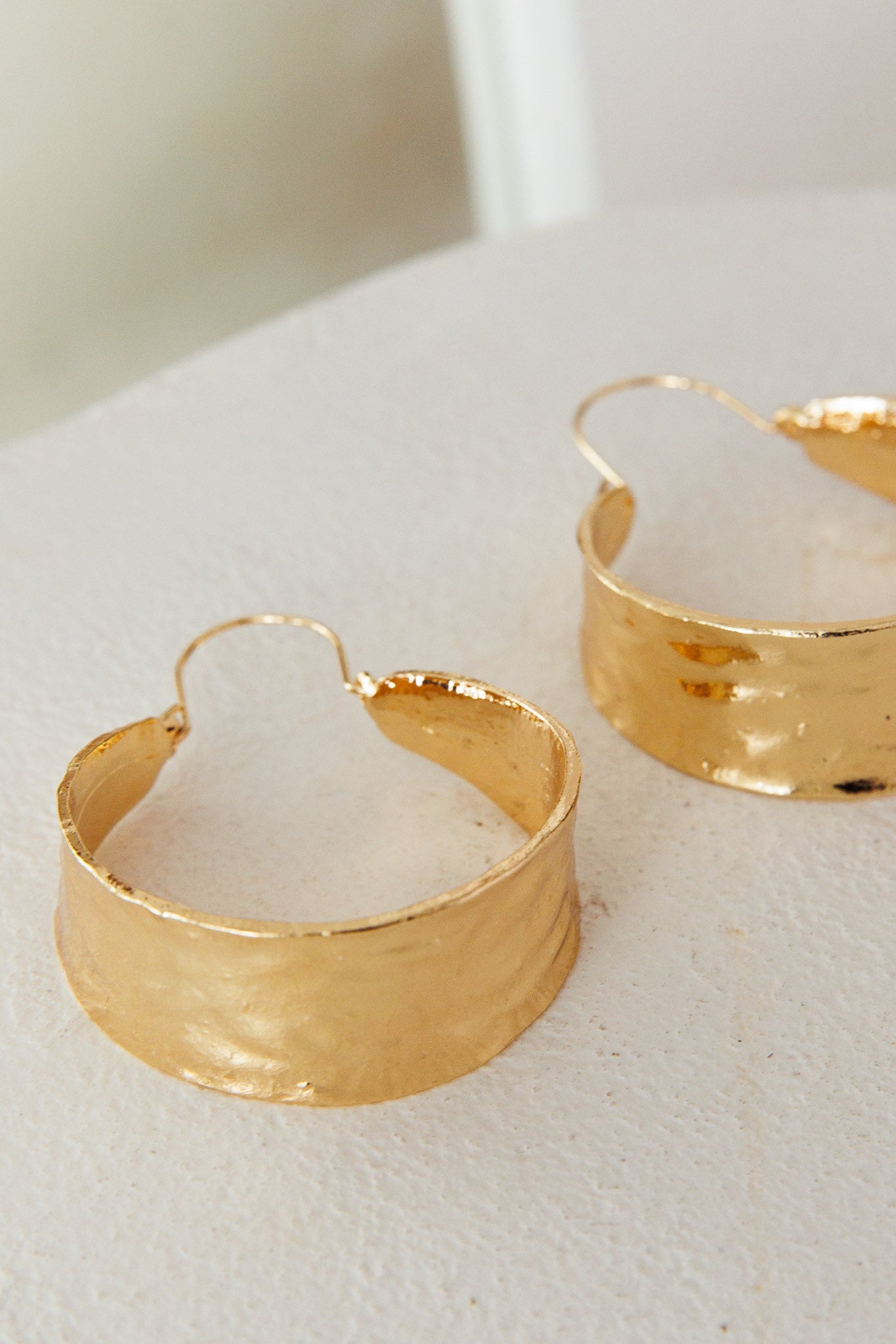 Vitality Hoop Earrings Gold by Selfie Leslie