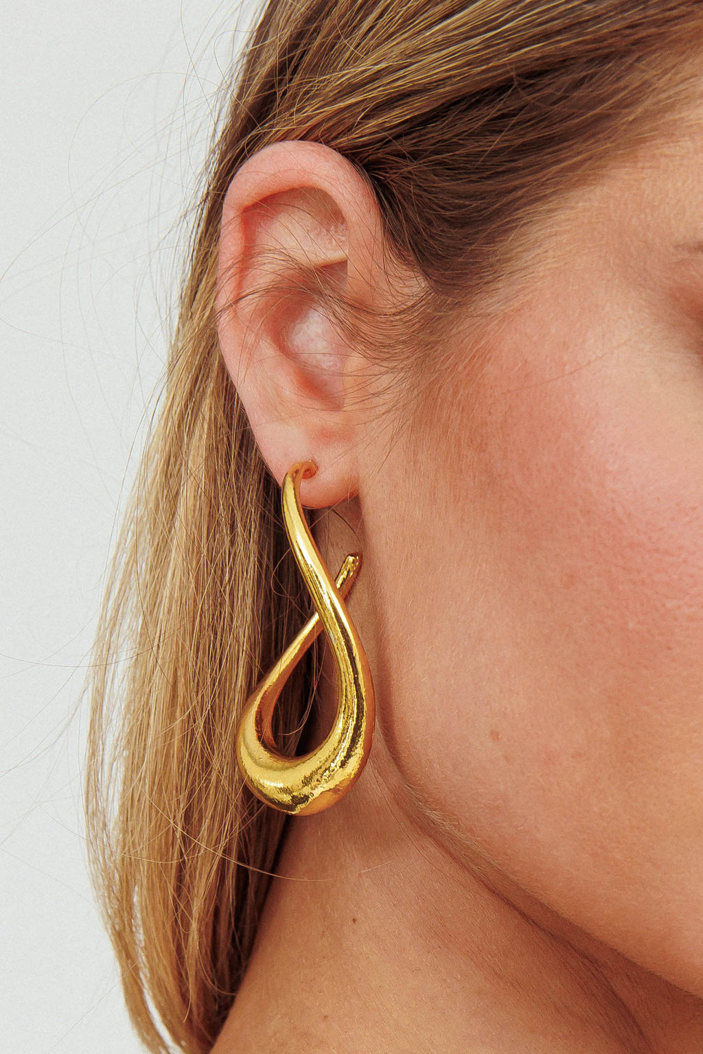Triumph Hoop Earrings Gold by Selfie Leslie