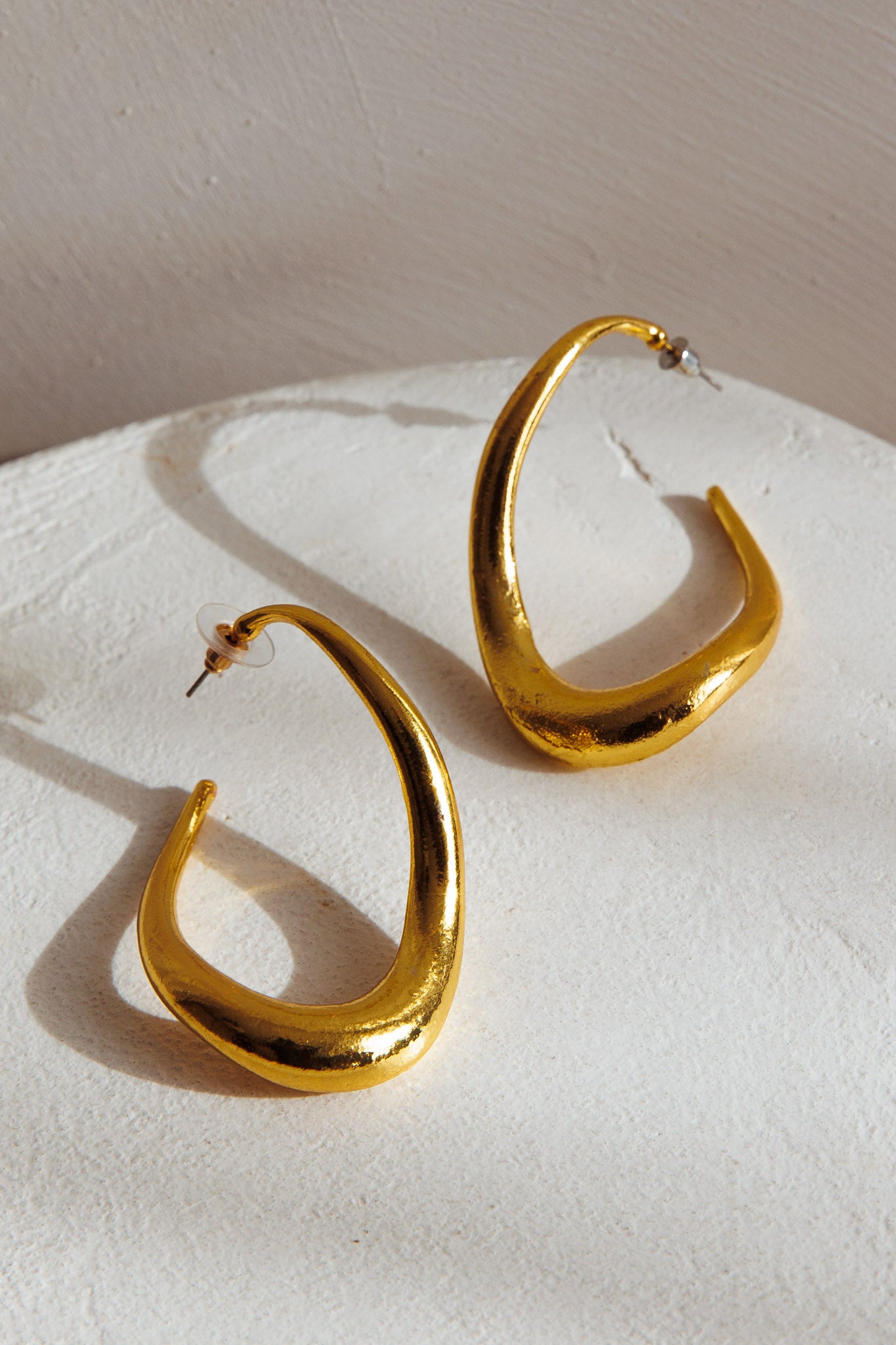 Triumph Hoop Earrings Gold by Selfie Leslie