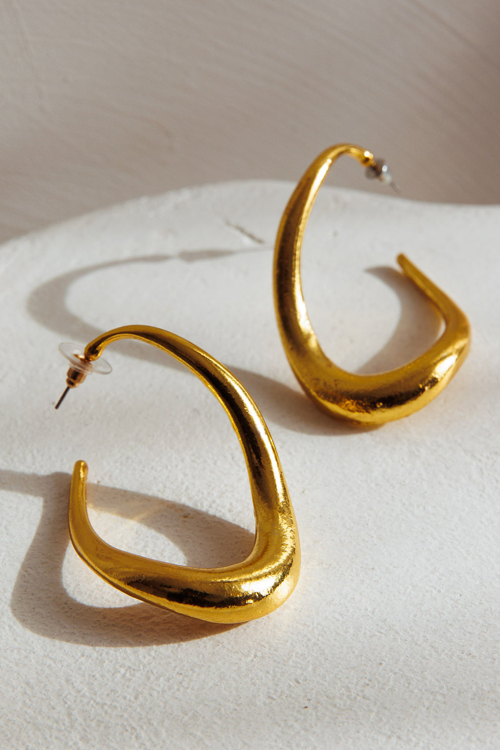 Triumph Hoop Earrings Gold by Selfie Leslie