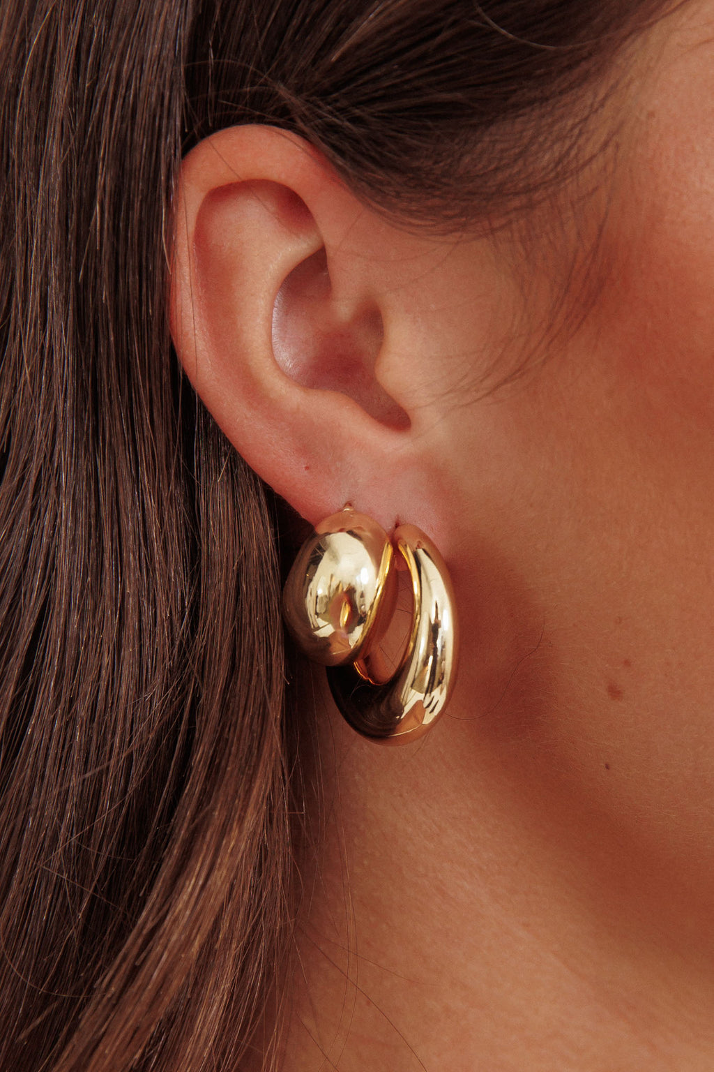 Casper Chunky Earrings Set Gold by Selfie Leslie