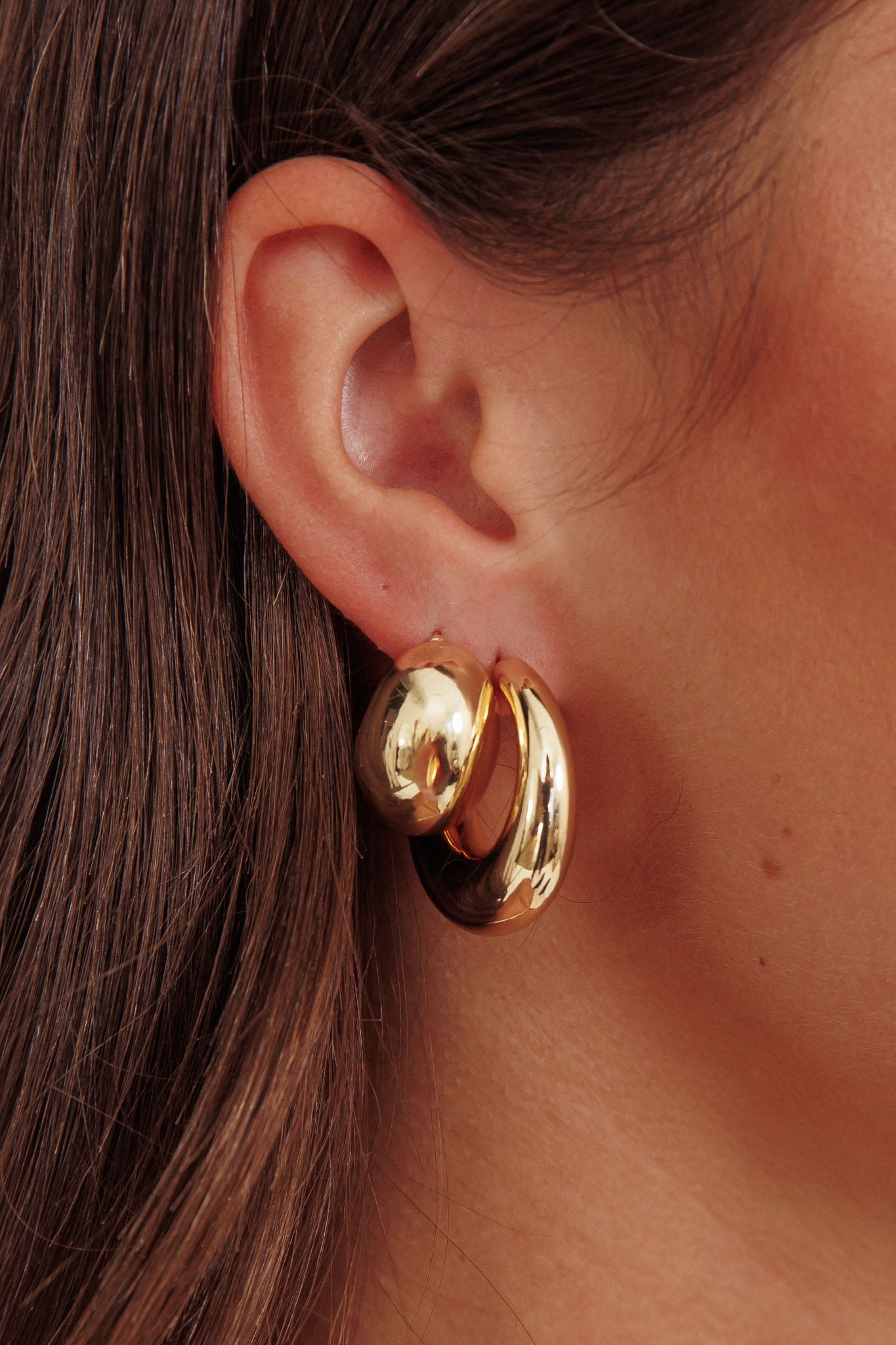 Casper Chunky Earrings Set Gold by Selfie Leslie
