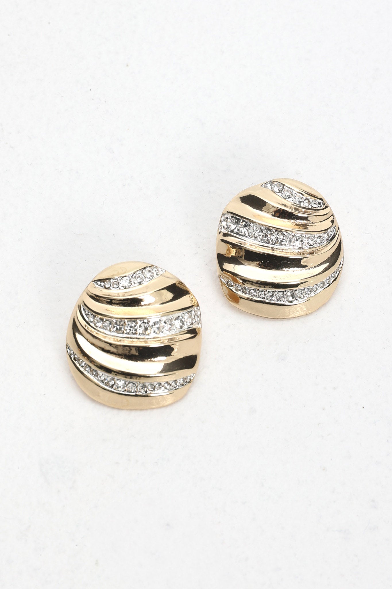 Jada Irregular Textured Earrings Gold/Silver by Selfie Leslie