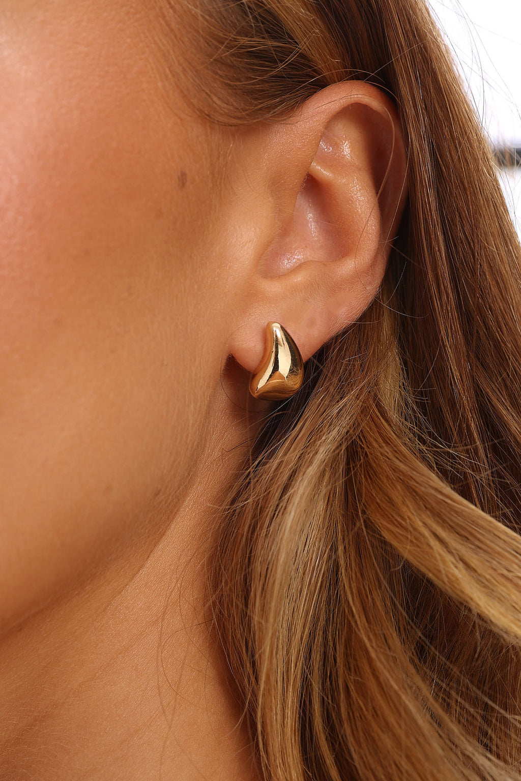 Renee Droplet Earrings Gold by Selfie Leslie